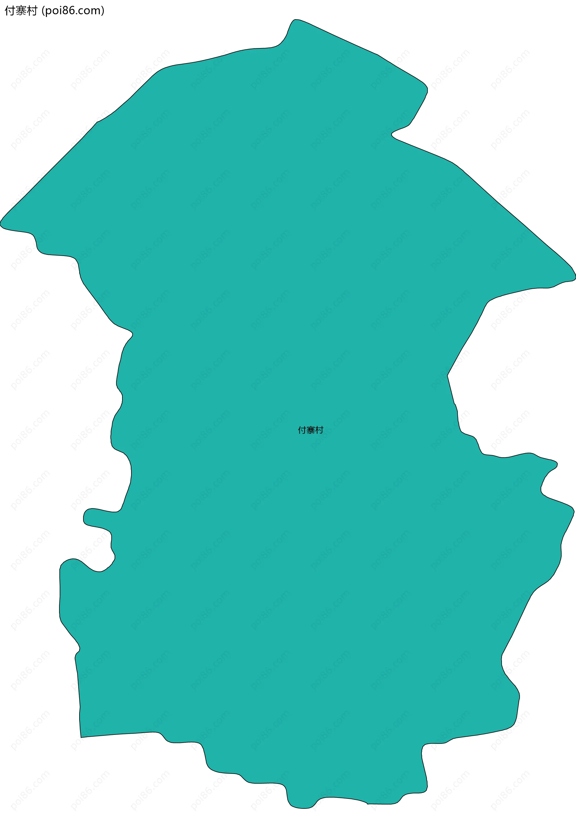 付寨村边界地图