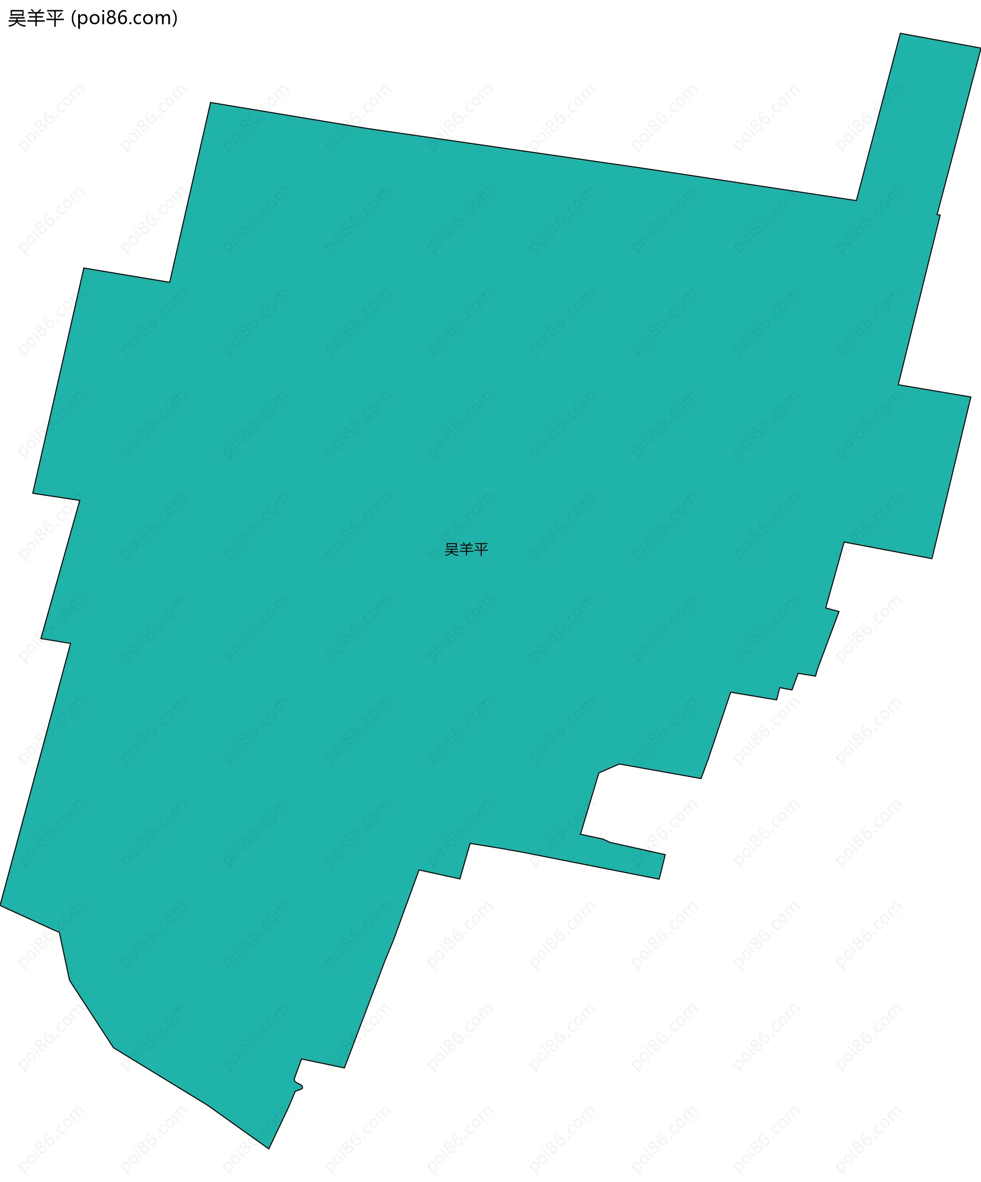 吴羊平边界地图