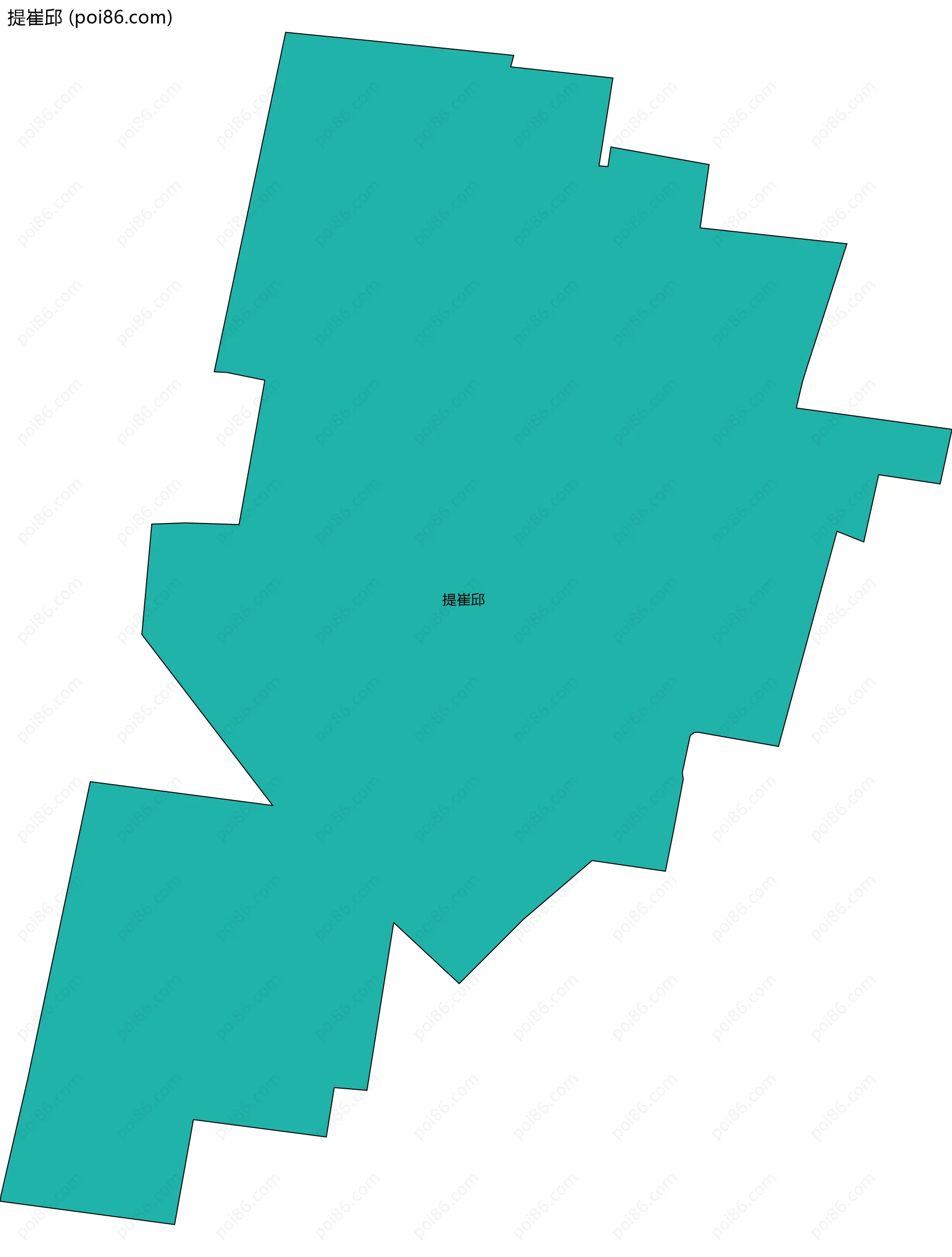 提崔邱边界地图