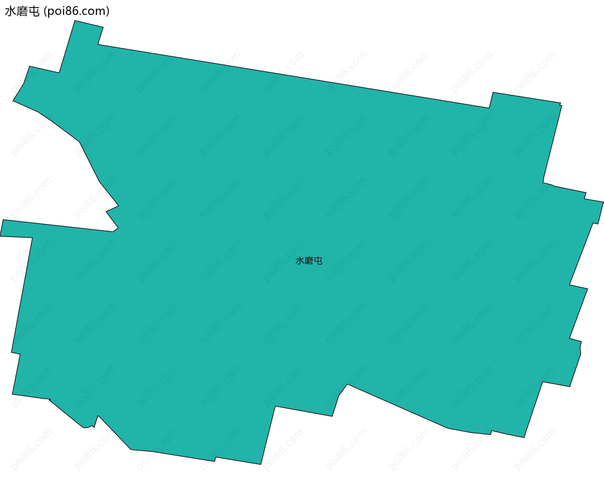 水磨屯边界地图