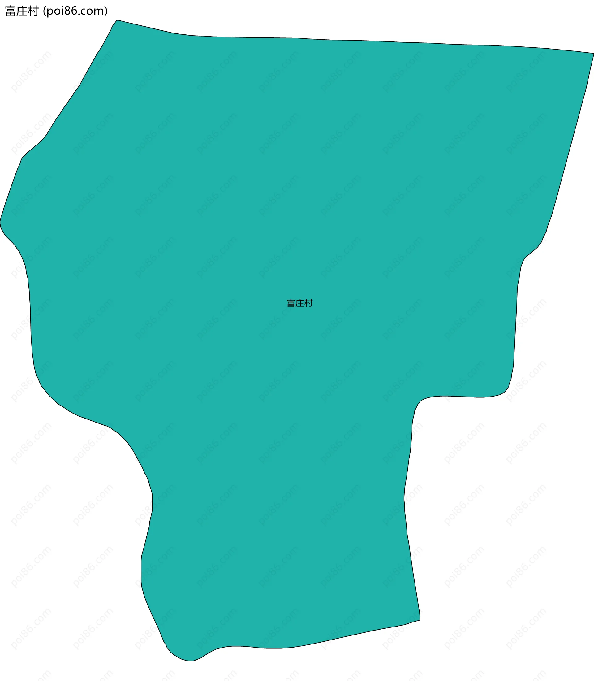 富庄村边界地图