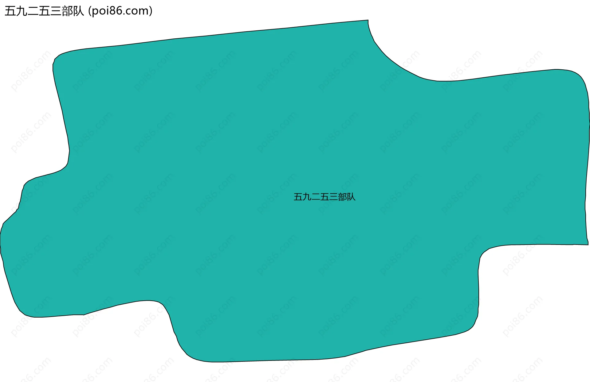 五九二五三部队边界地图