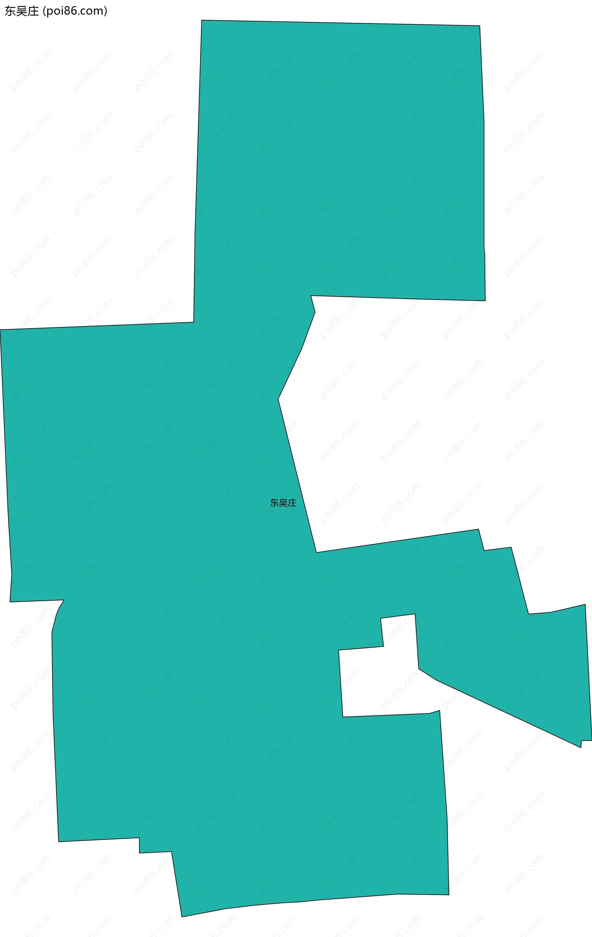 东吴庄边界地图