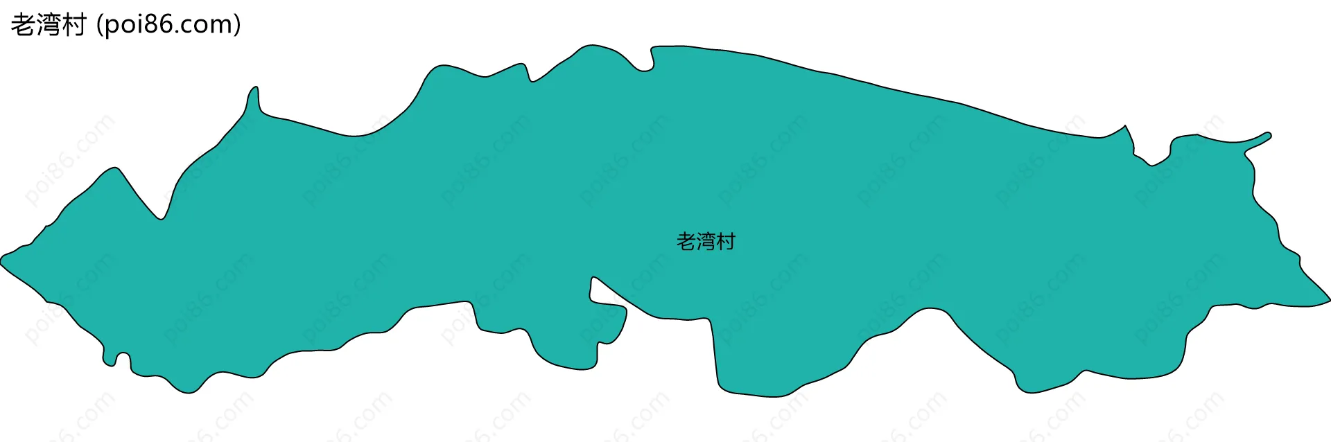 老湾村边界地图