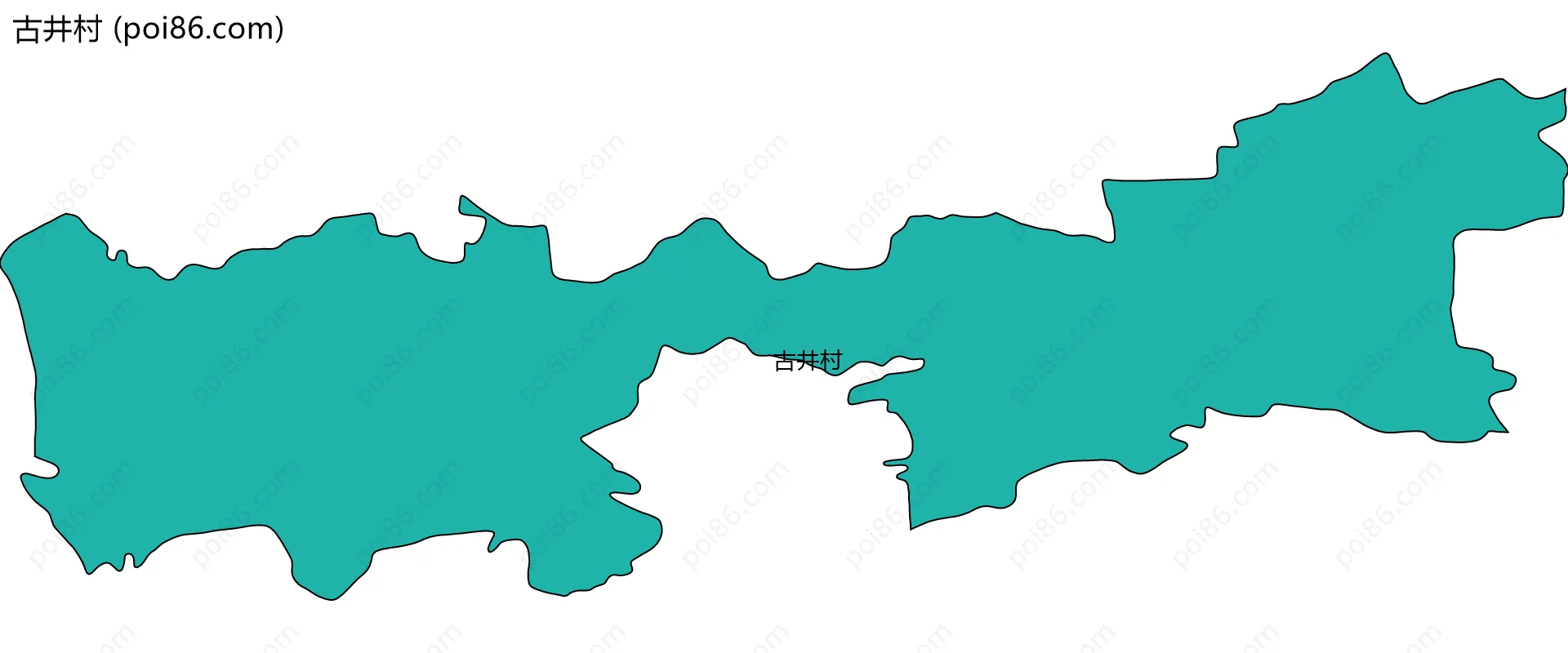 古井村边界地图