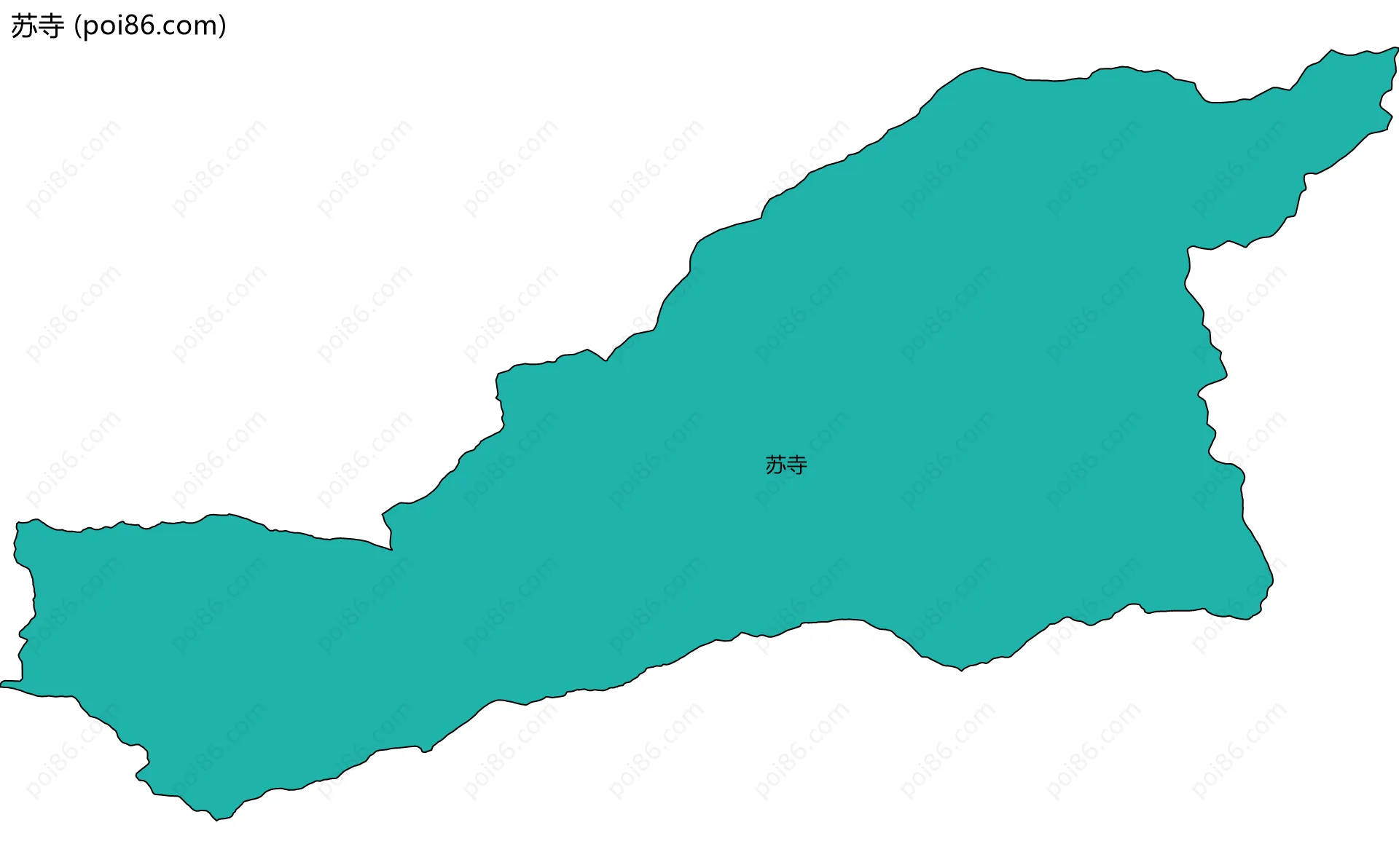 苏寺边界地图