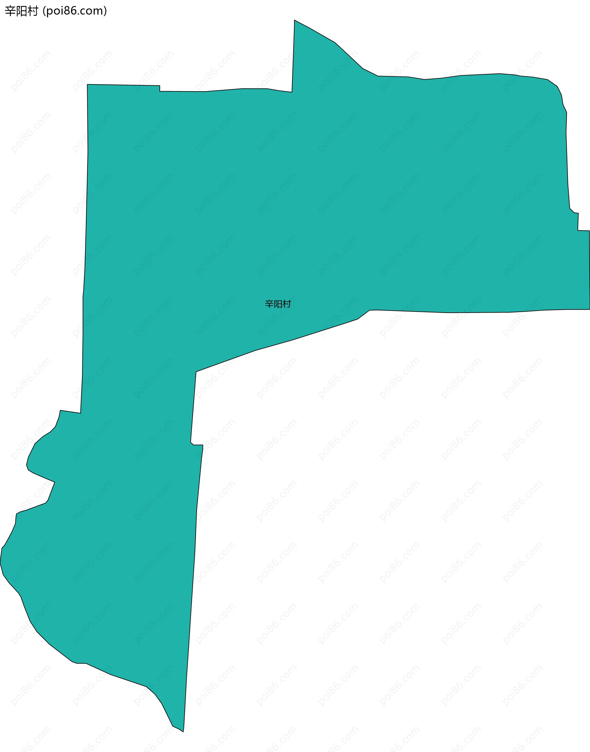 辛阳村边界地图