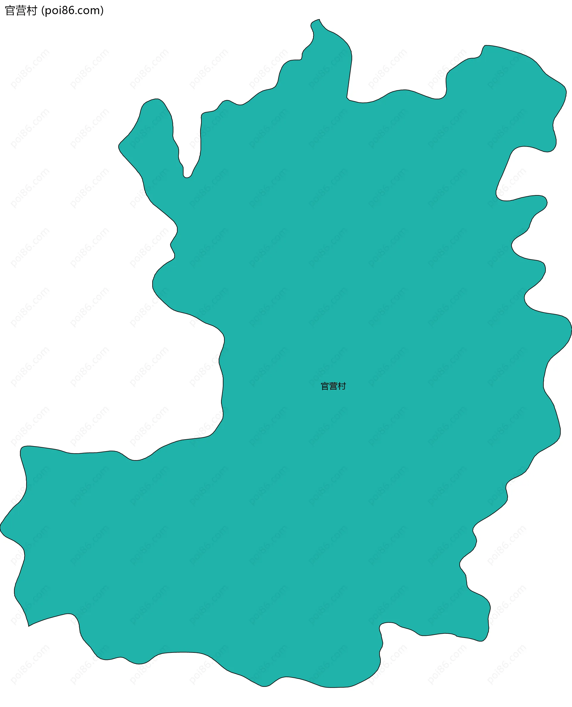 官营村边界地图