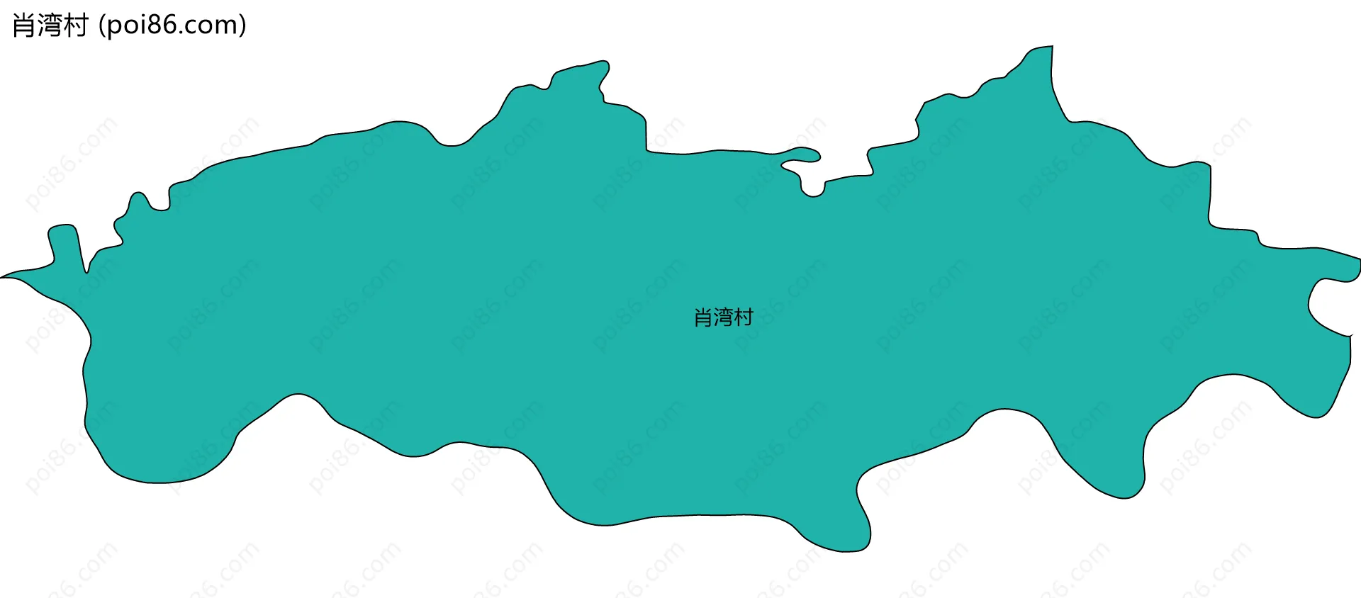 肖湾村边界地图