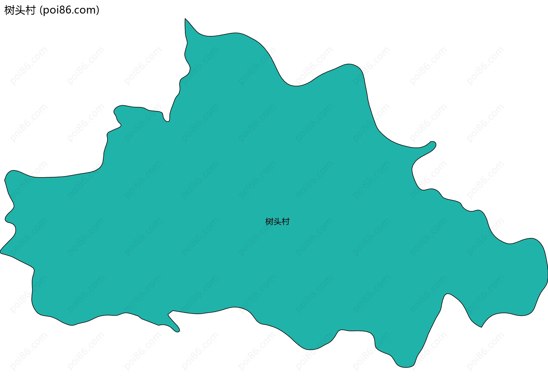 树头村边界地图