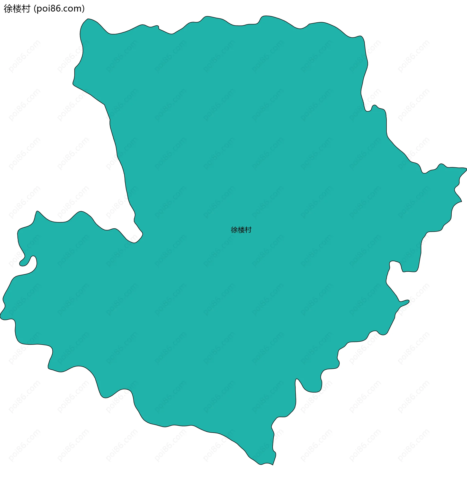 徐楼村边界地图