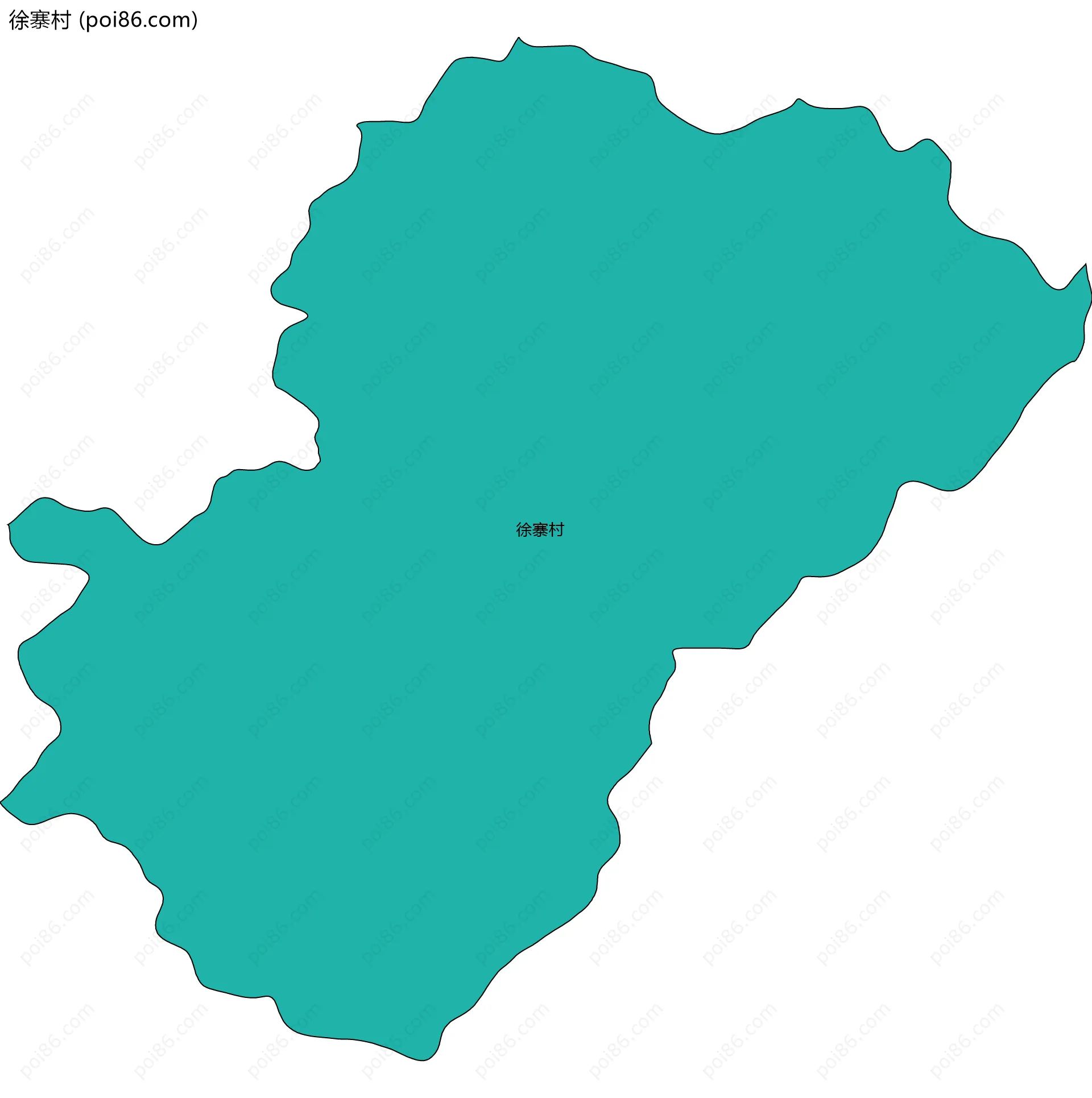 徐寨村边界地图