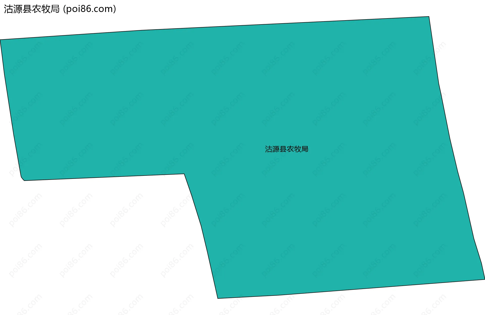 沽源县农牧局边界地图