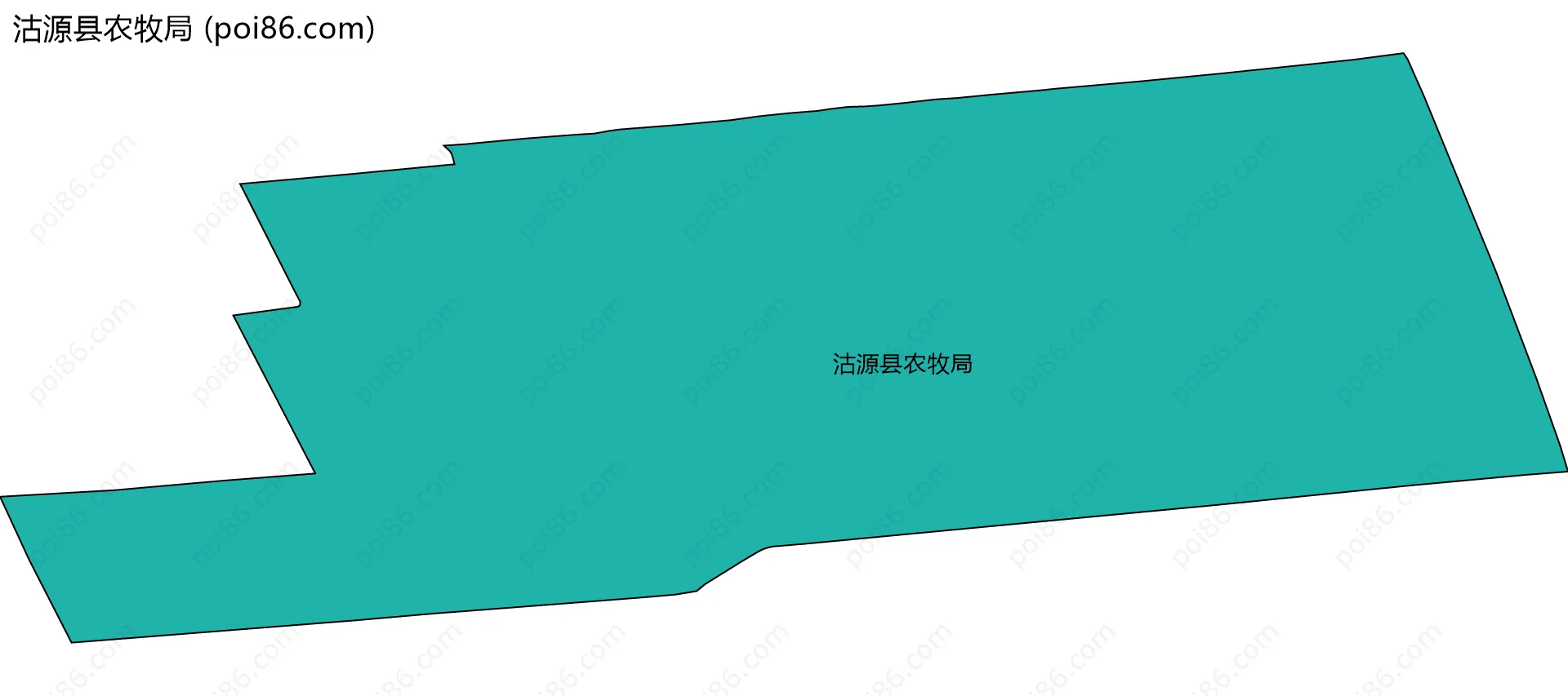 沽源县农牧局边界地图