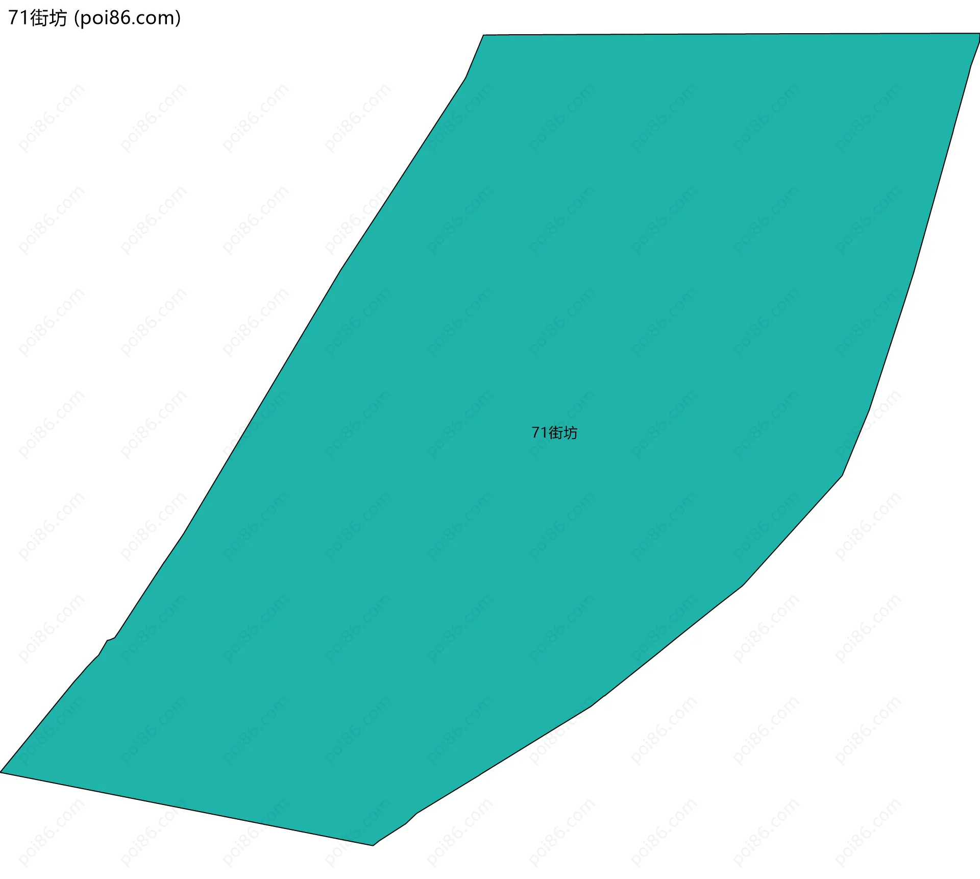 71街坊边界地图