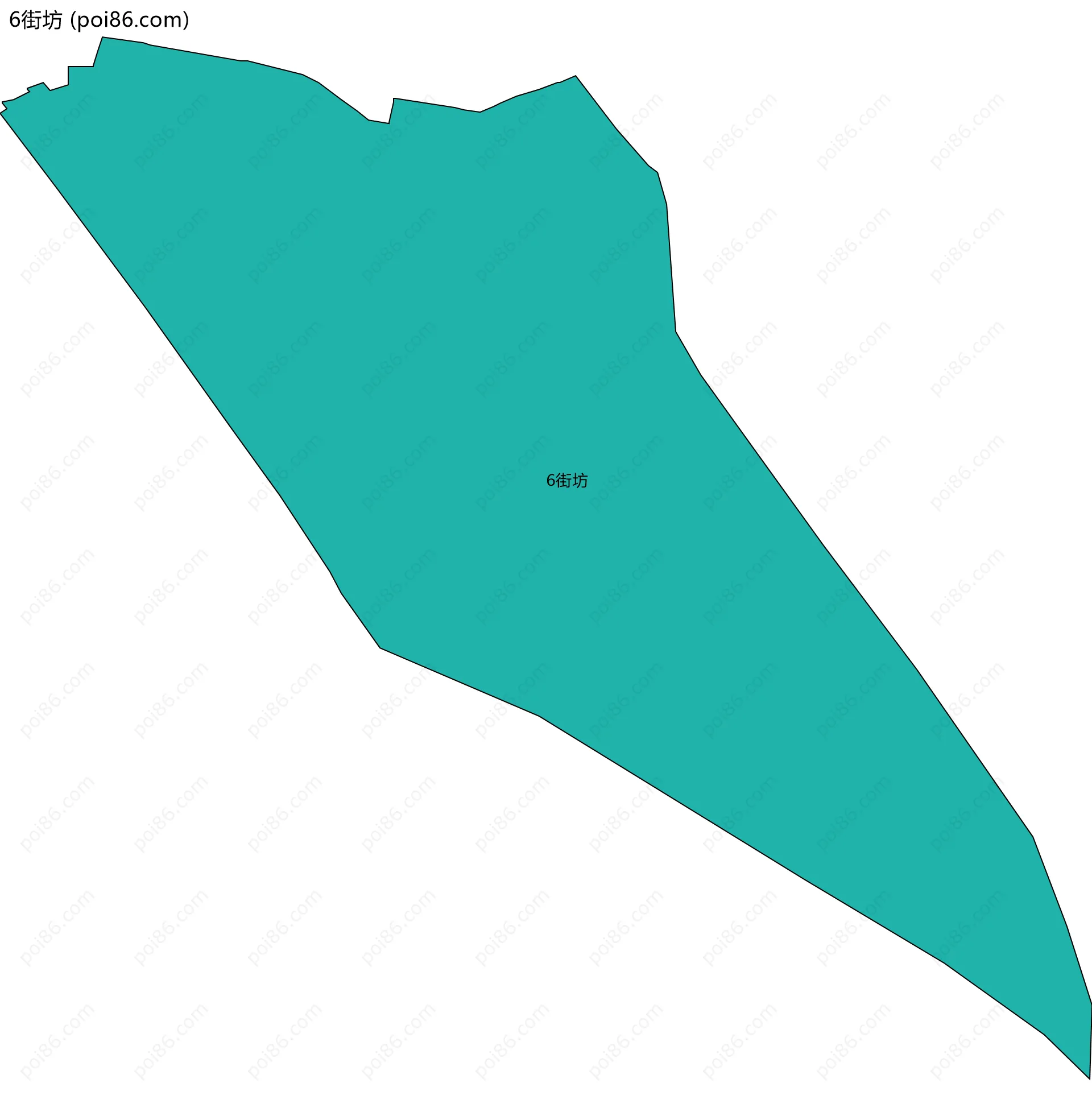 6街坊边界地图