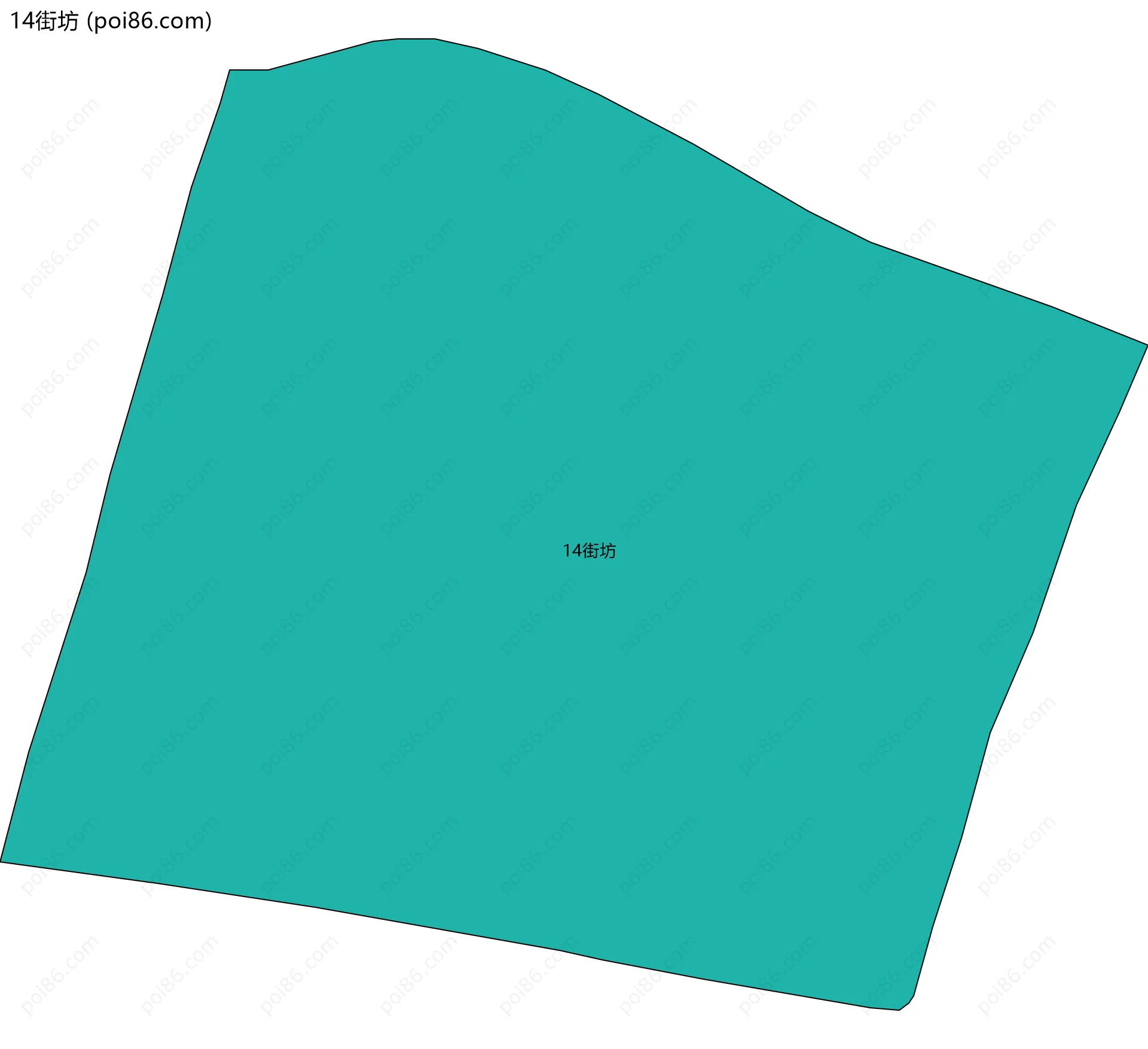 14街坊边界地图