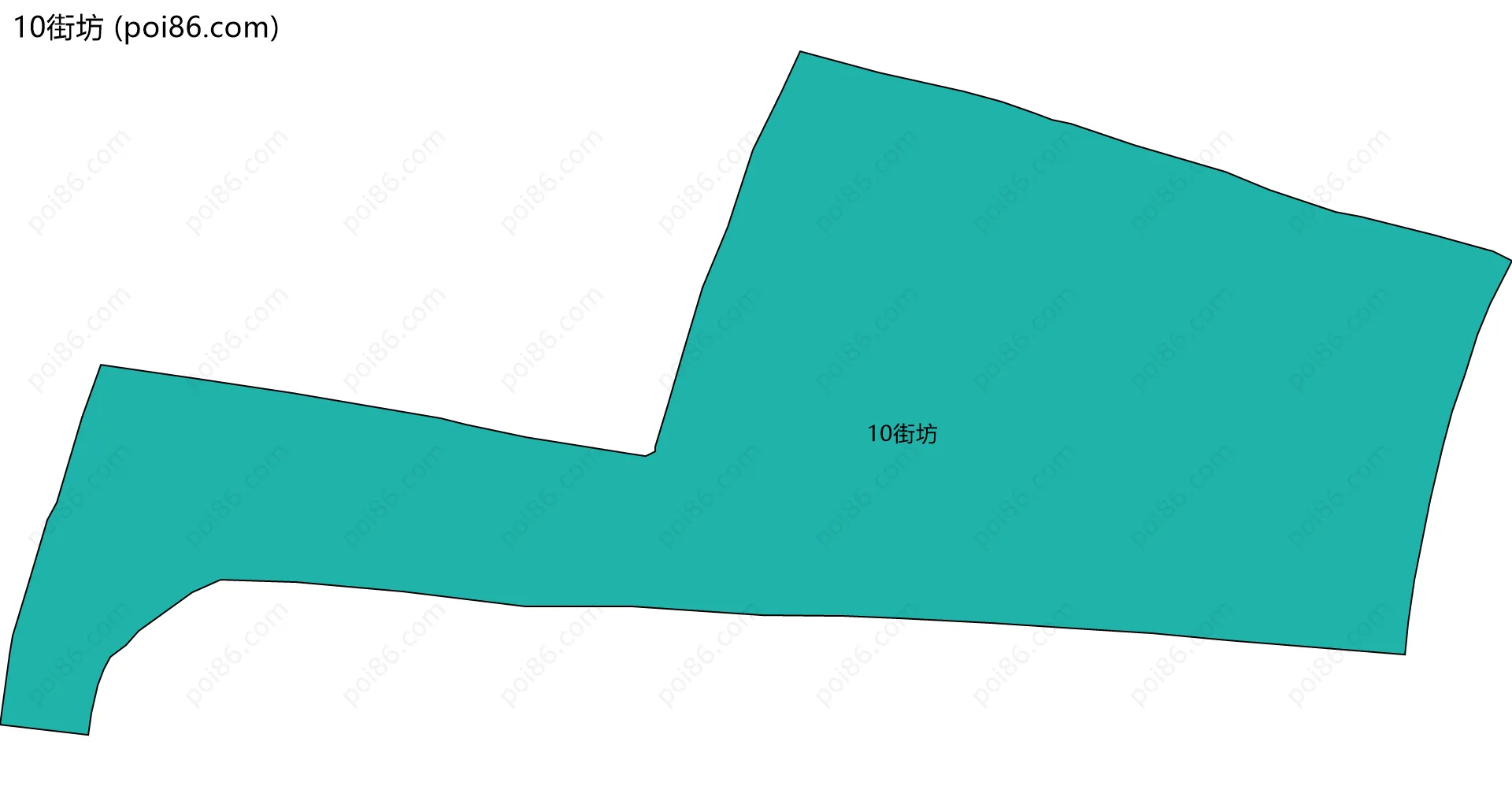 10街坊边界地图