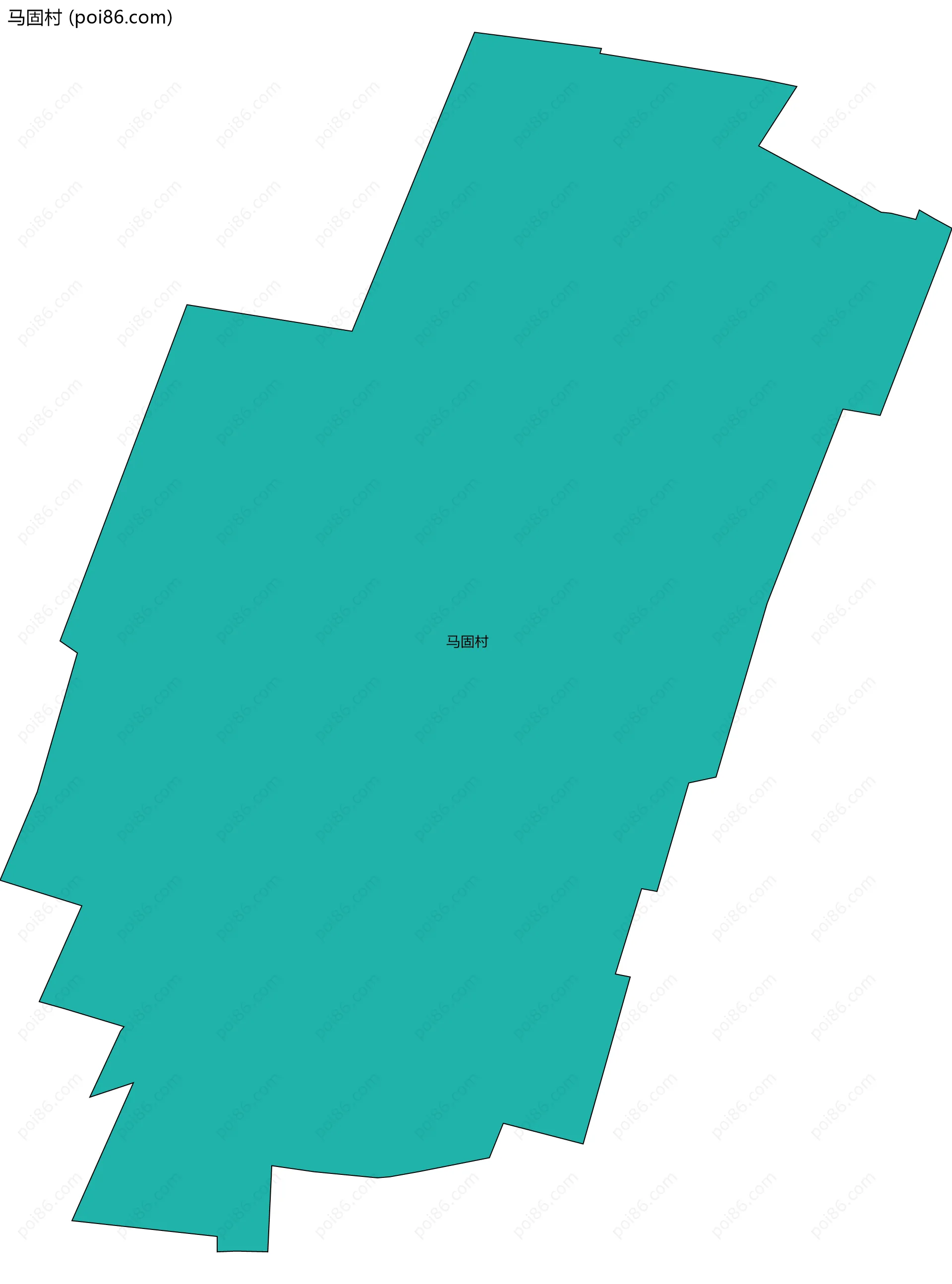 马固村边界地图