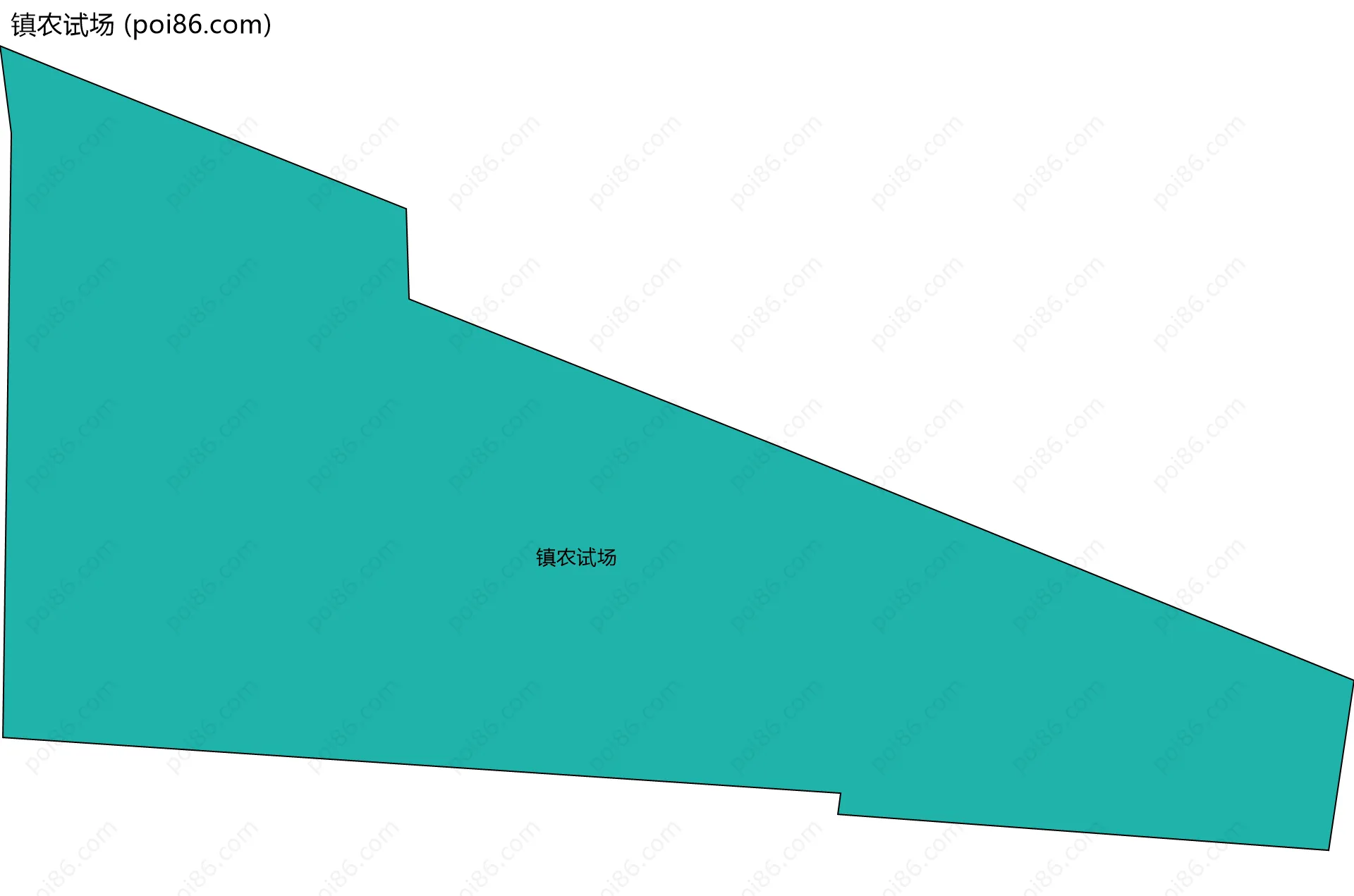 镇农试场边界地图
