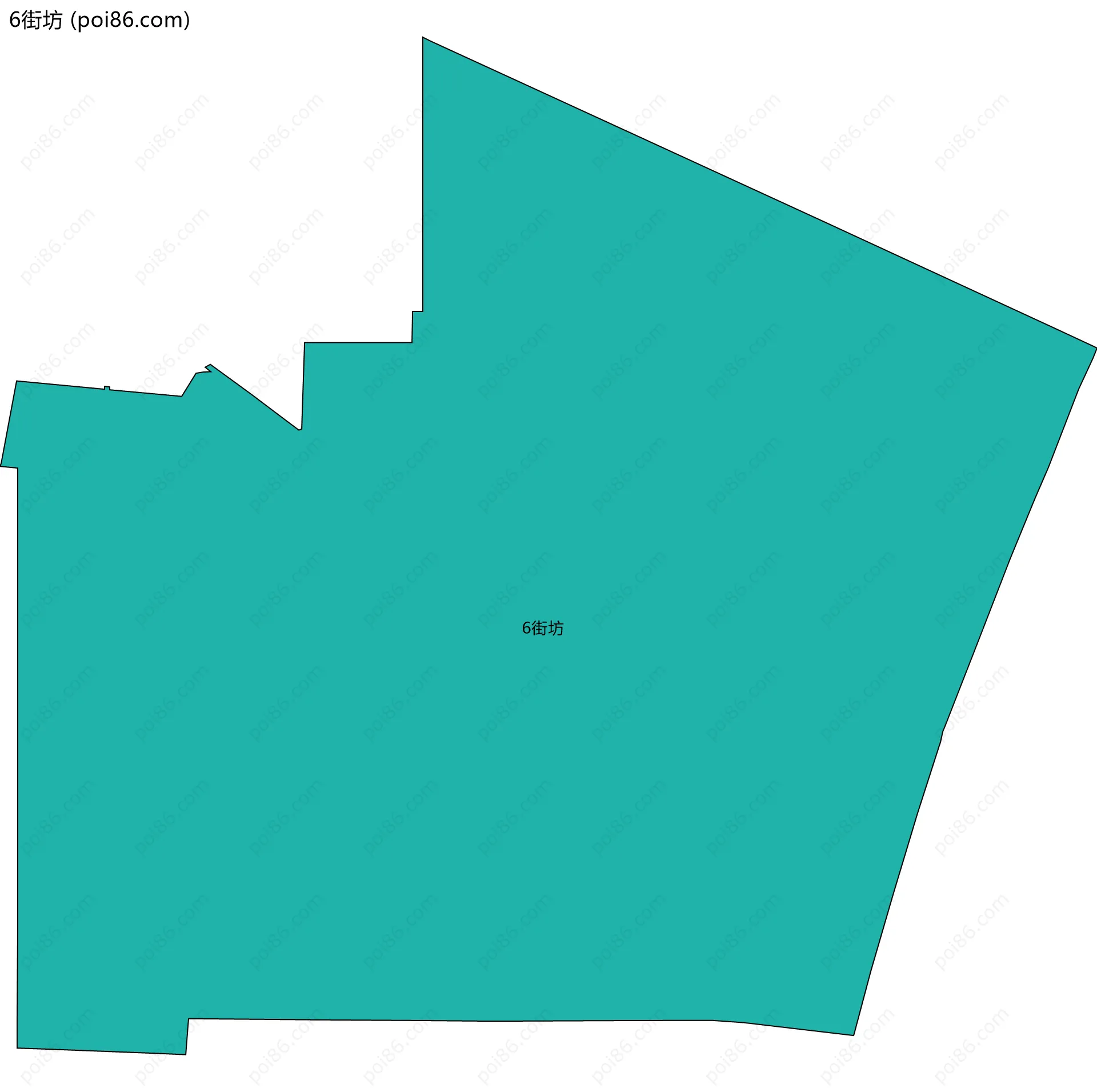 6街坊边界地图