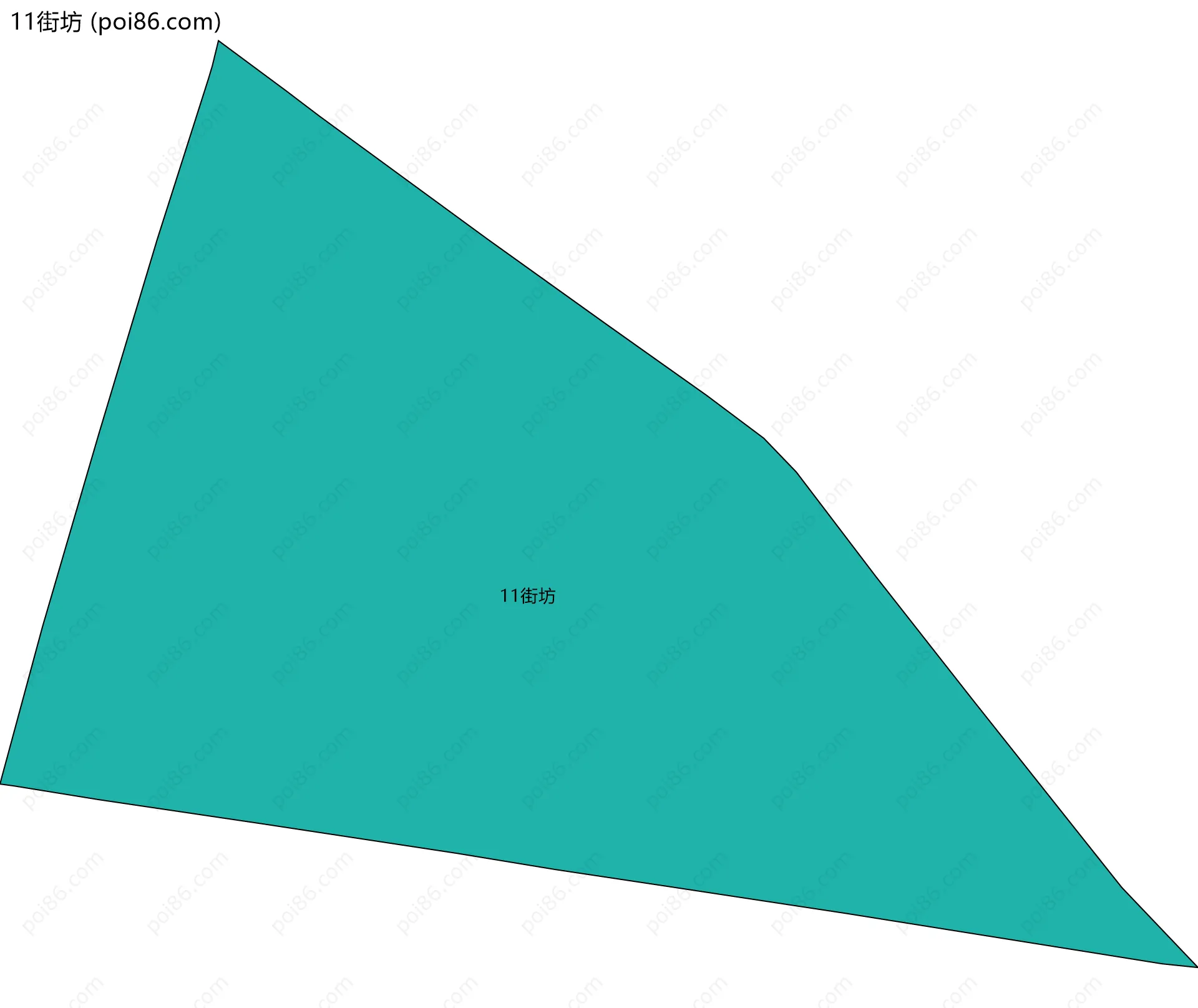 11街坊边界地图