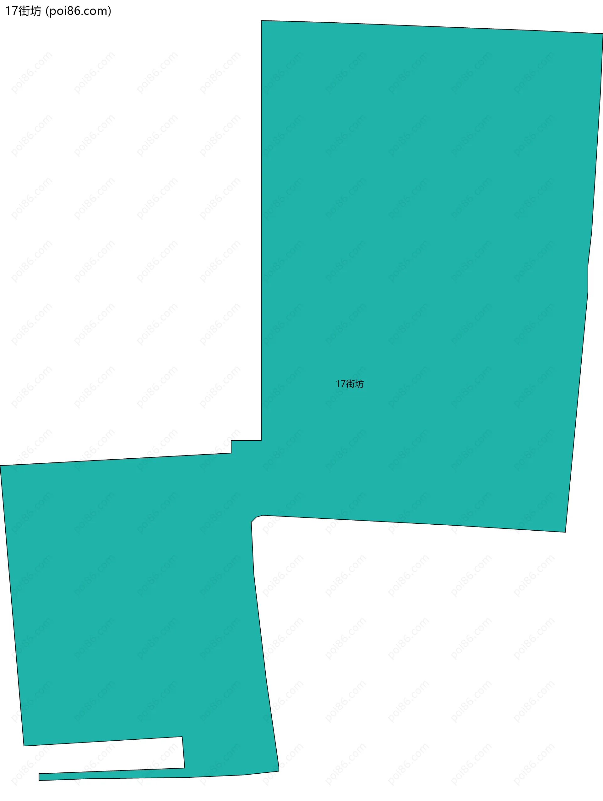 17街坊边界地图