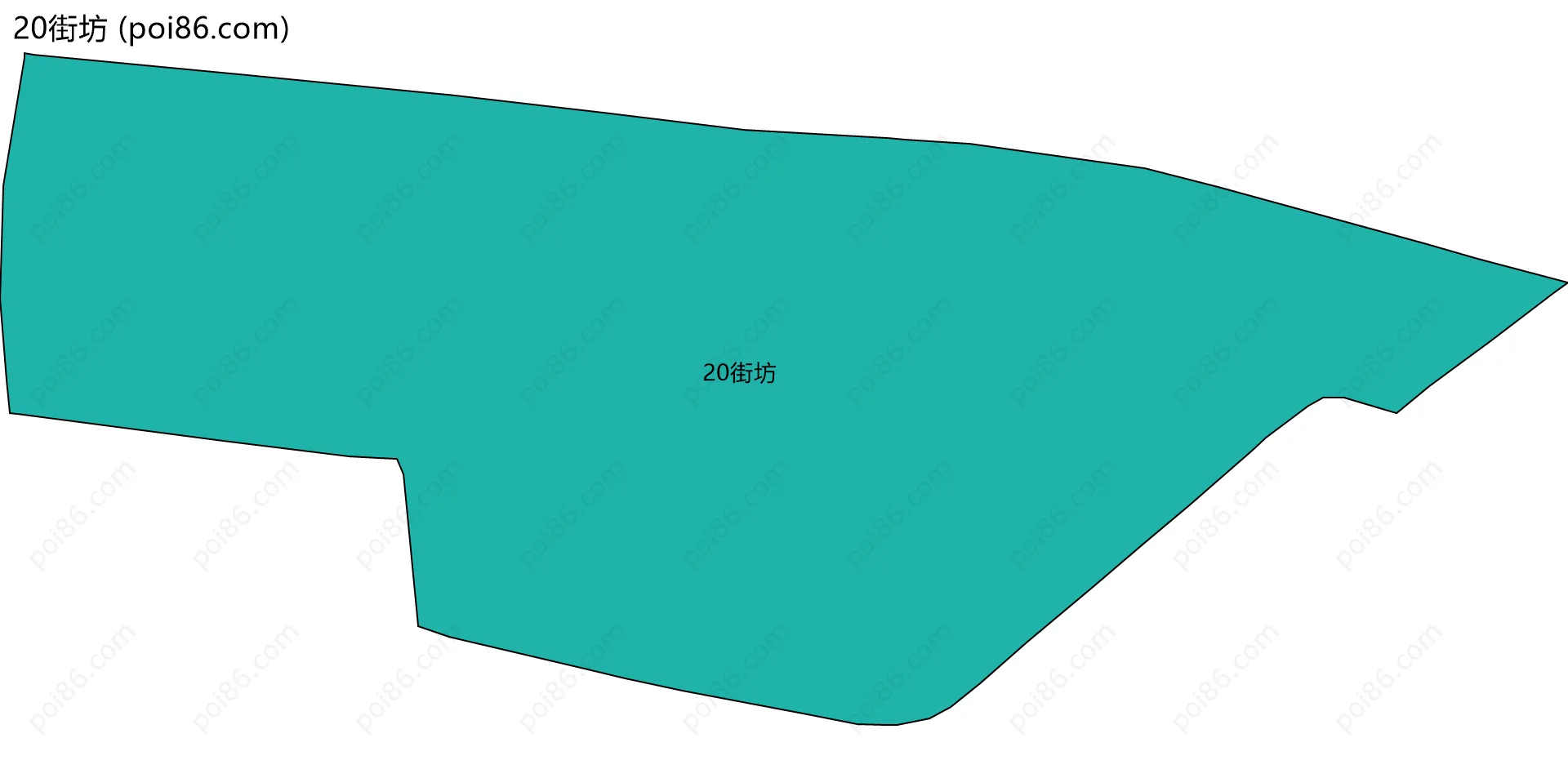 20街坊边界地图