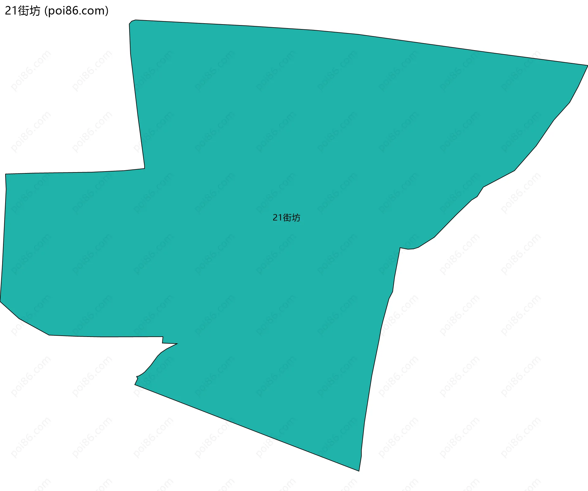 21街坊边界地图