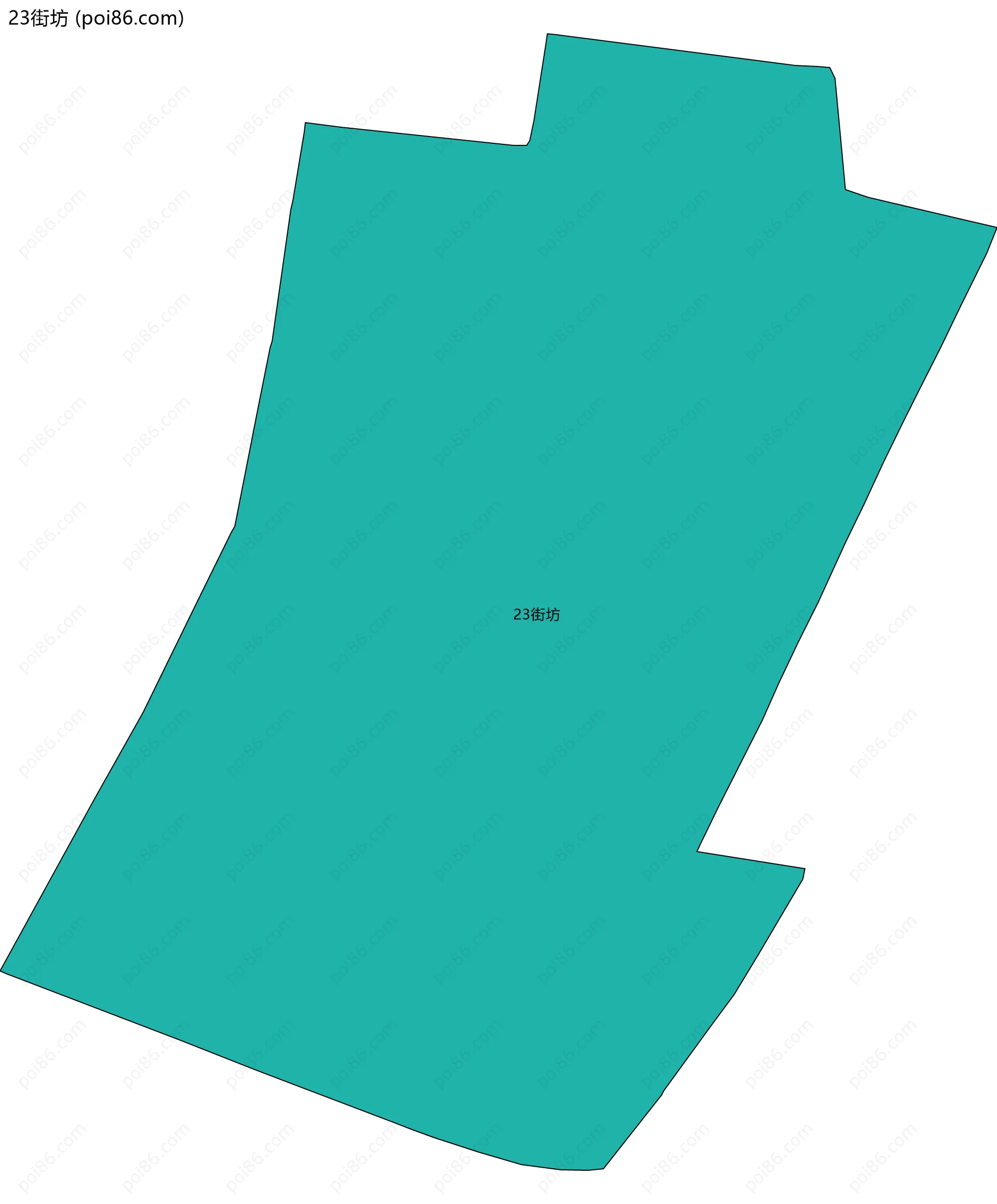 23街坊边界地图
