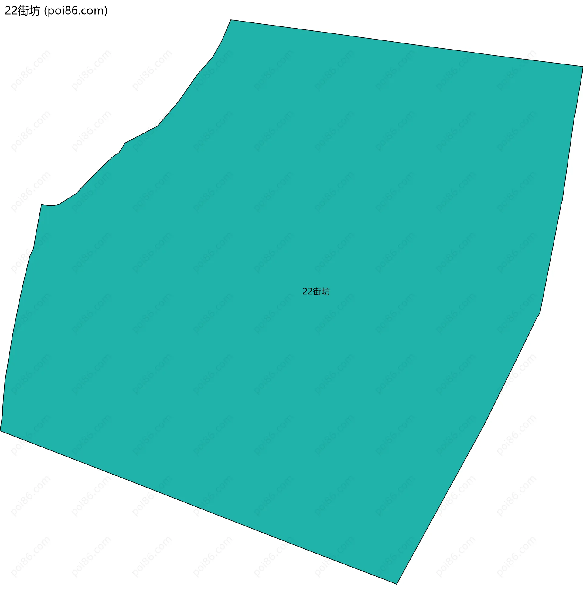 22街坊边界地图