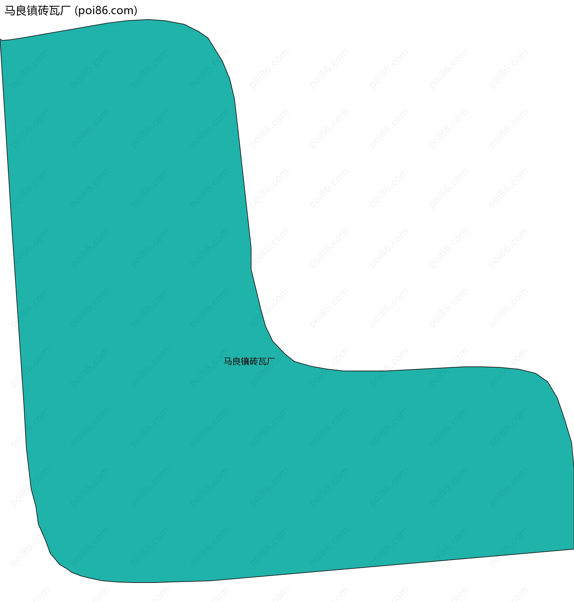 马良镇砖瓦厂边界地图