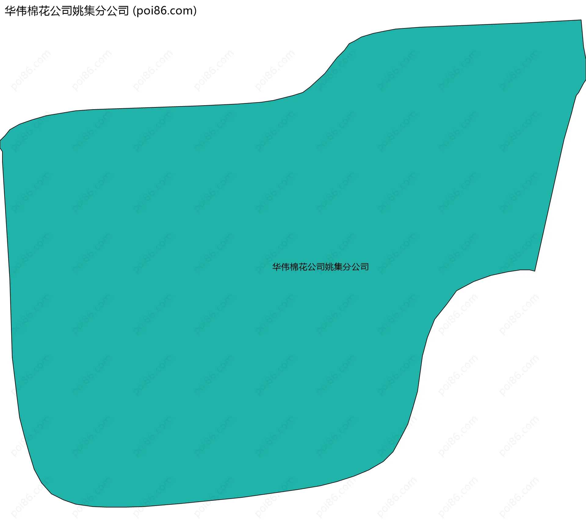 华伟棉花公司姚集分公司边界地图