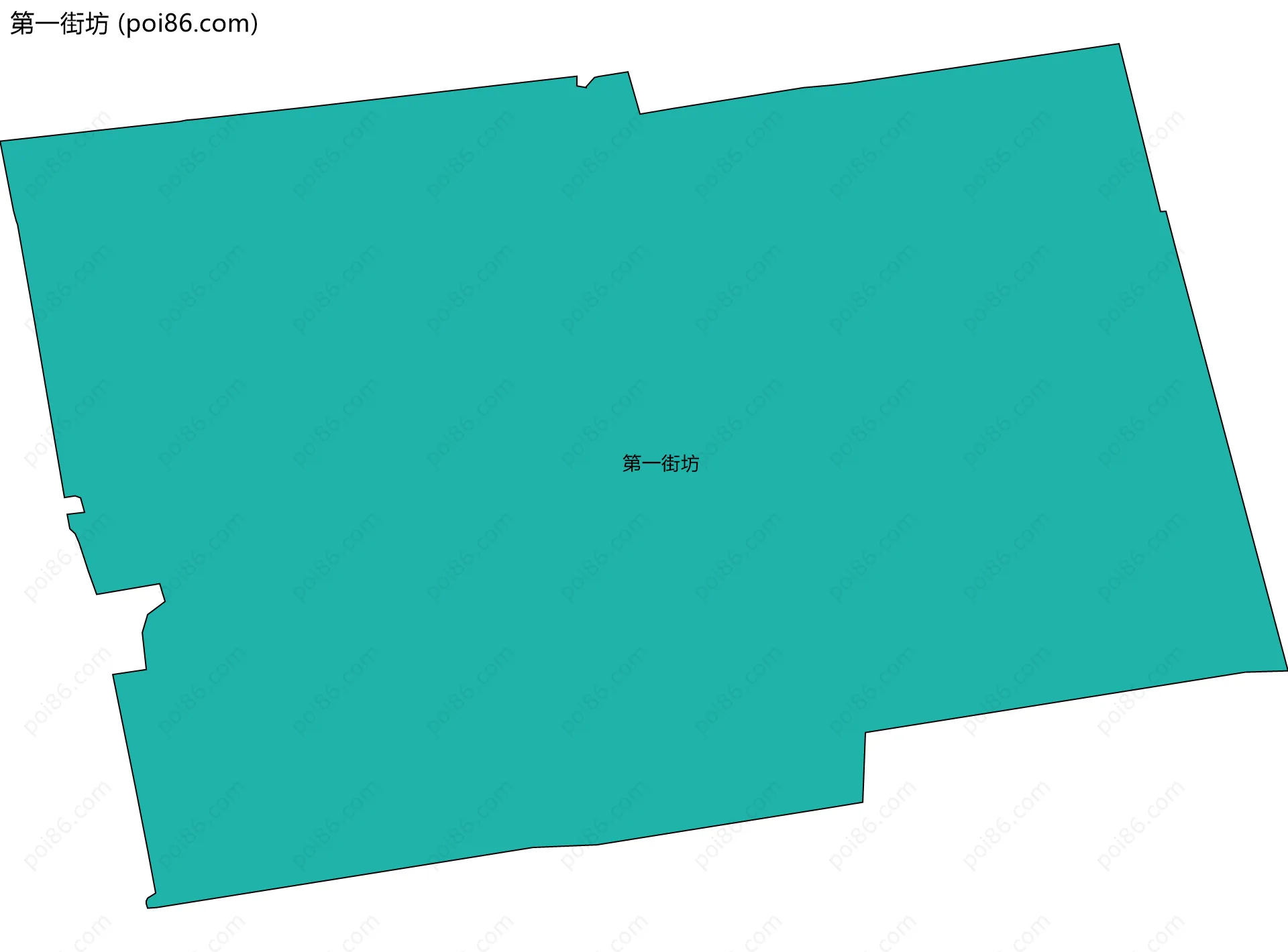 第一街坊边界地图
