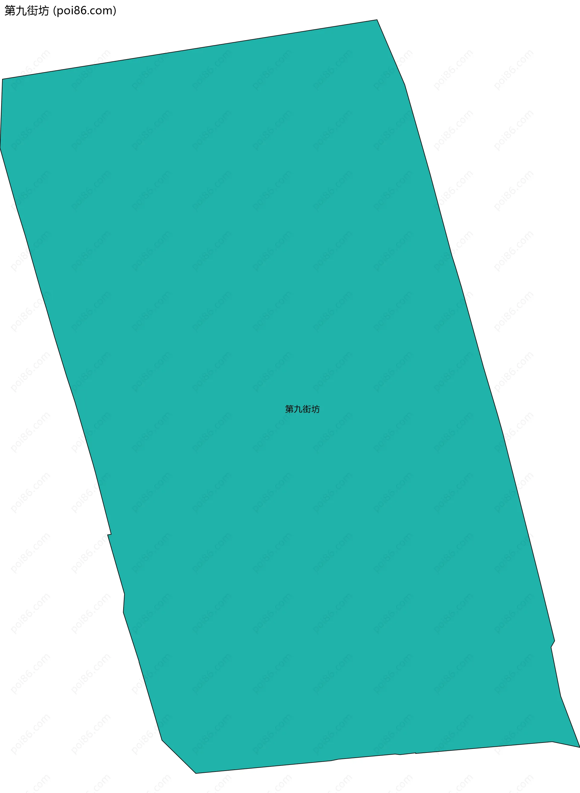 第九街坊边界地图