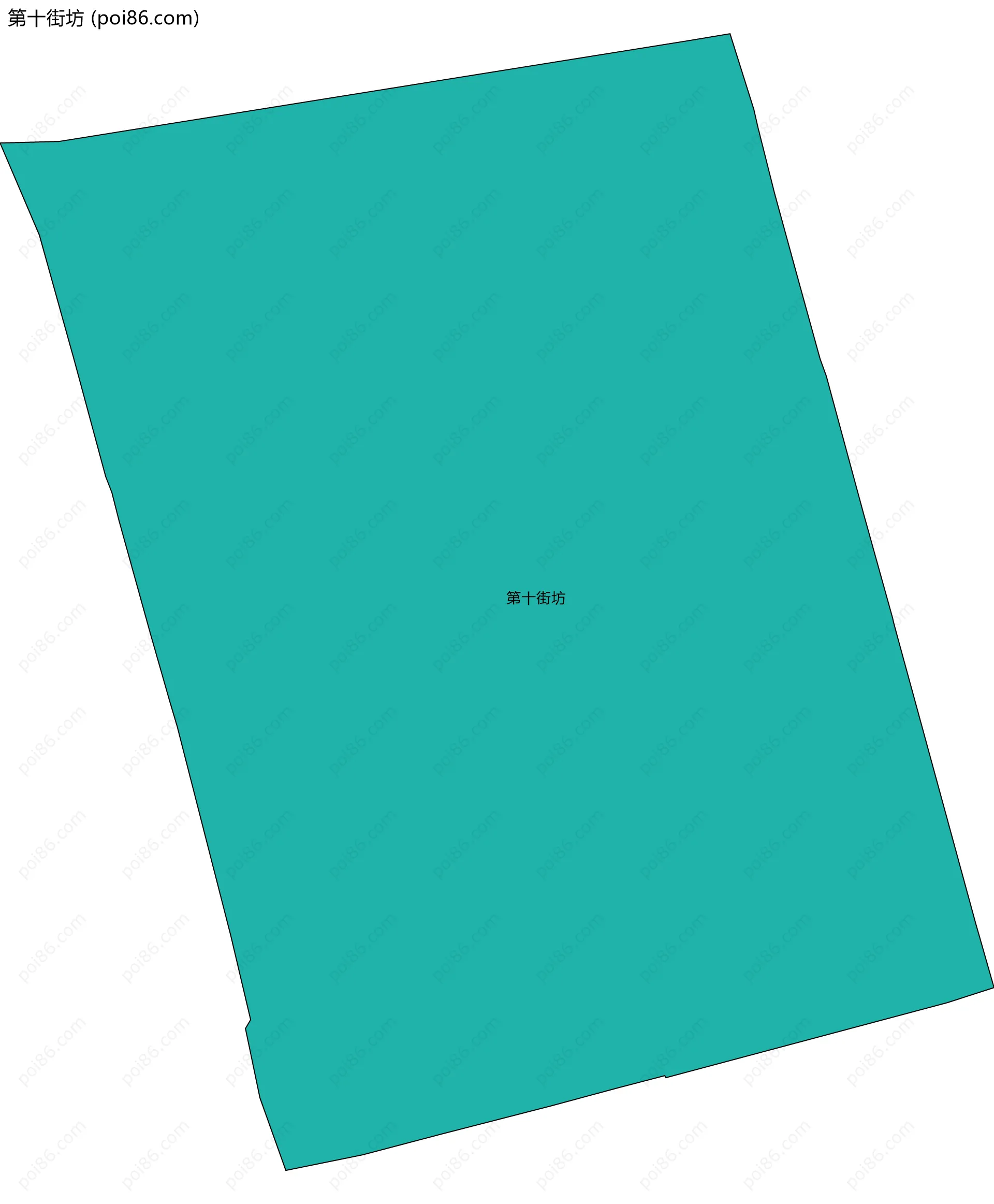 第十街坊边界地图