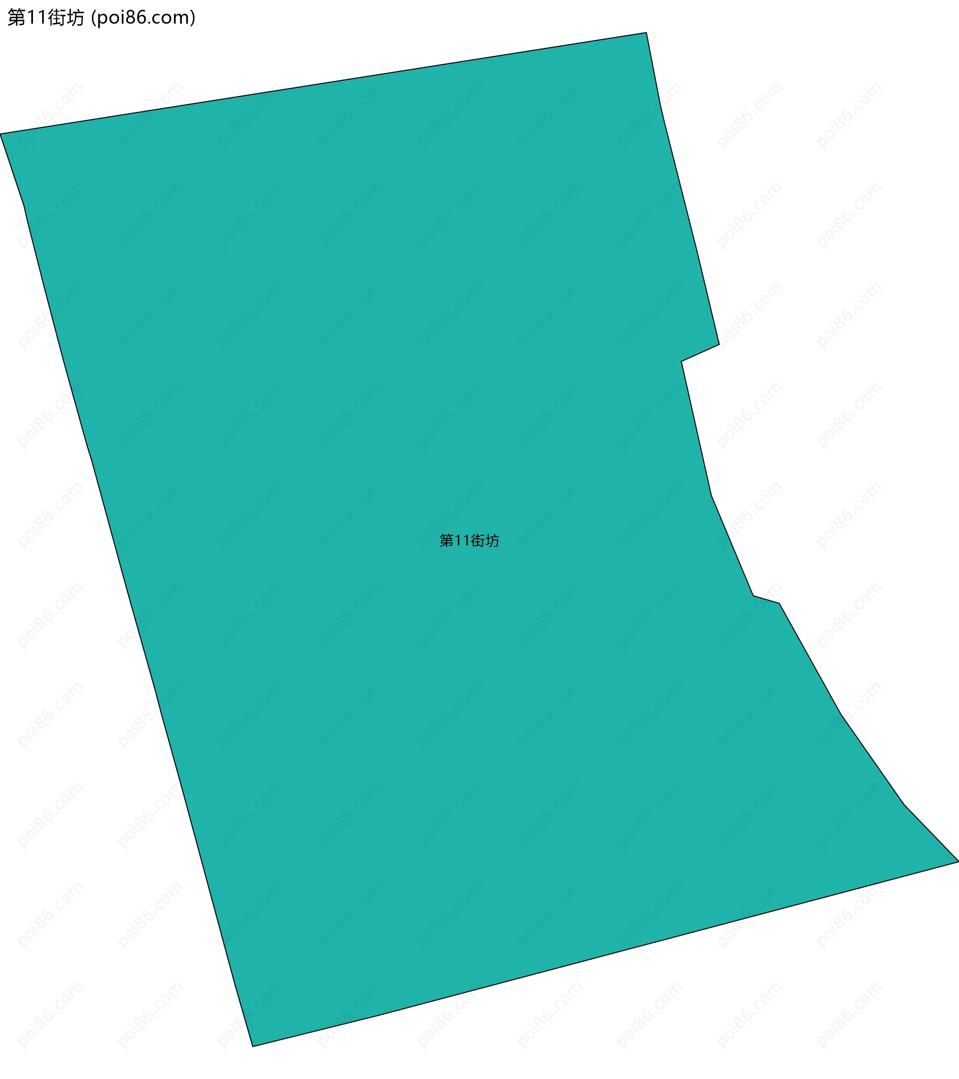 第11街坊边界地图