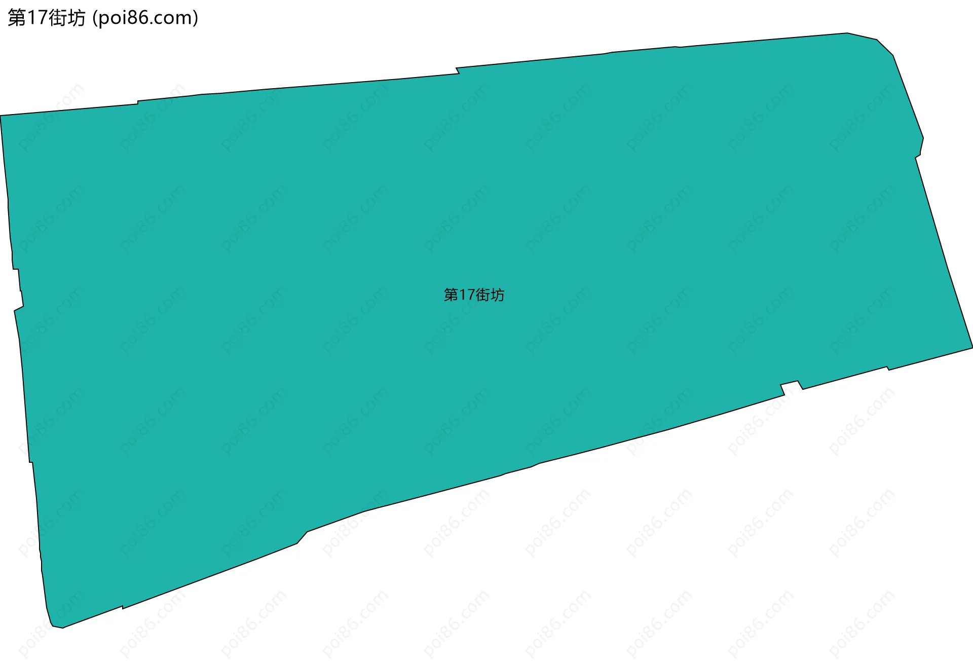 第17街坊边界地图