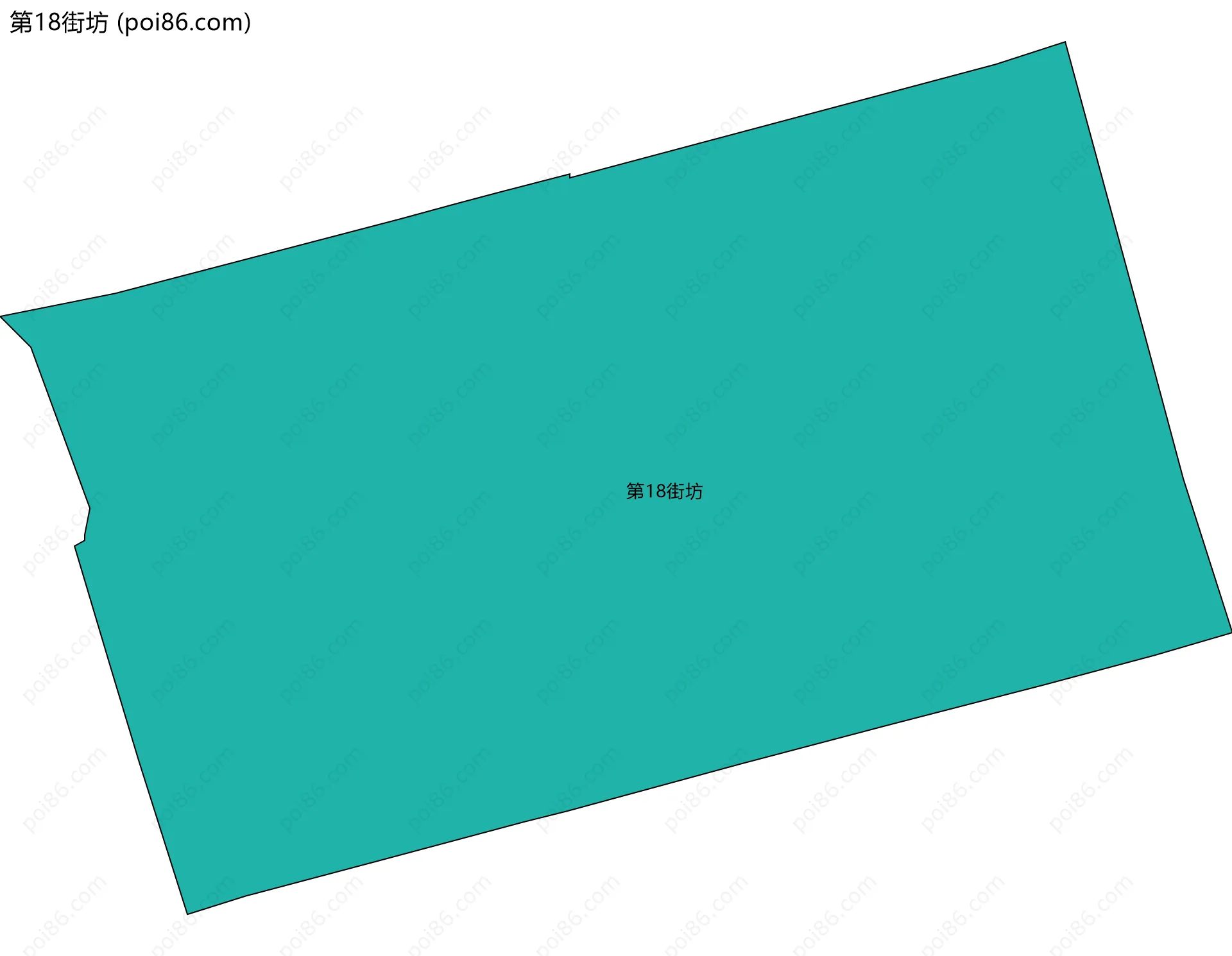 第18街坊边界地图