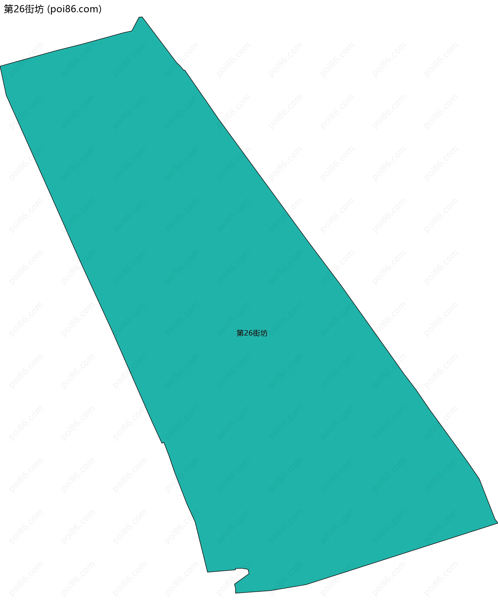 第26街坊边界地图
