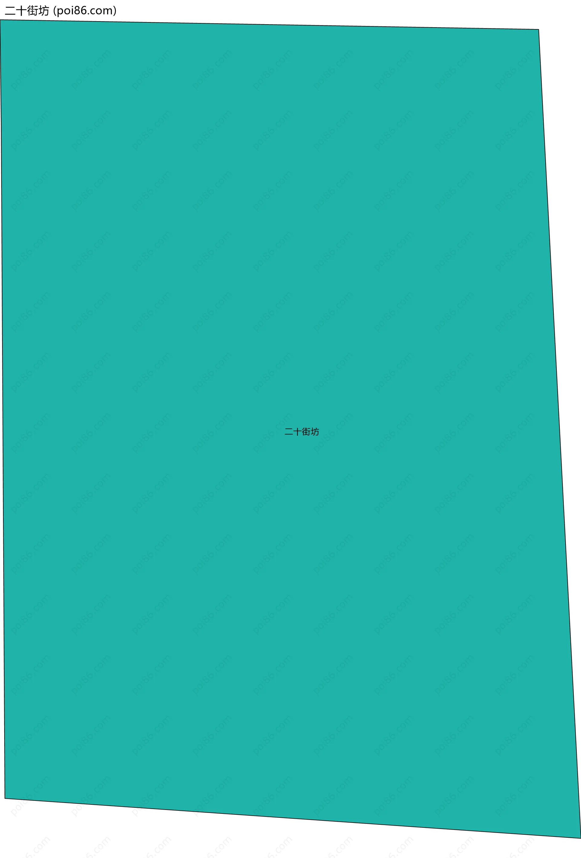 二十街坊边界地图