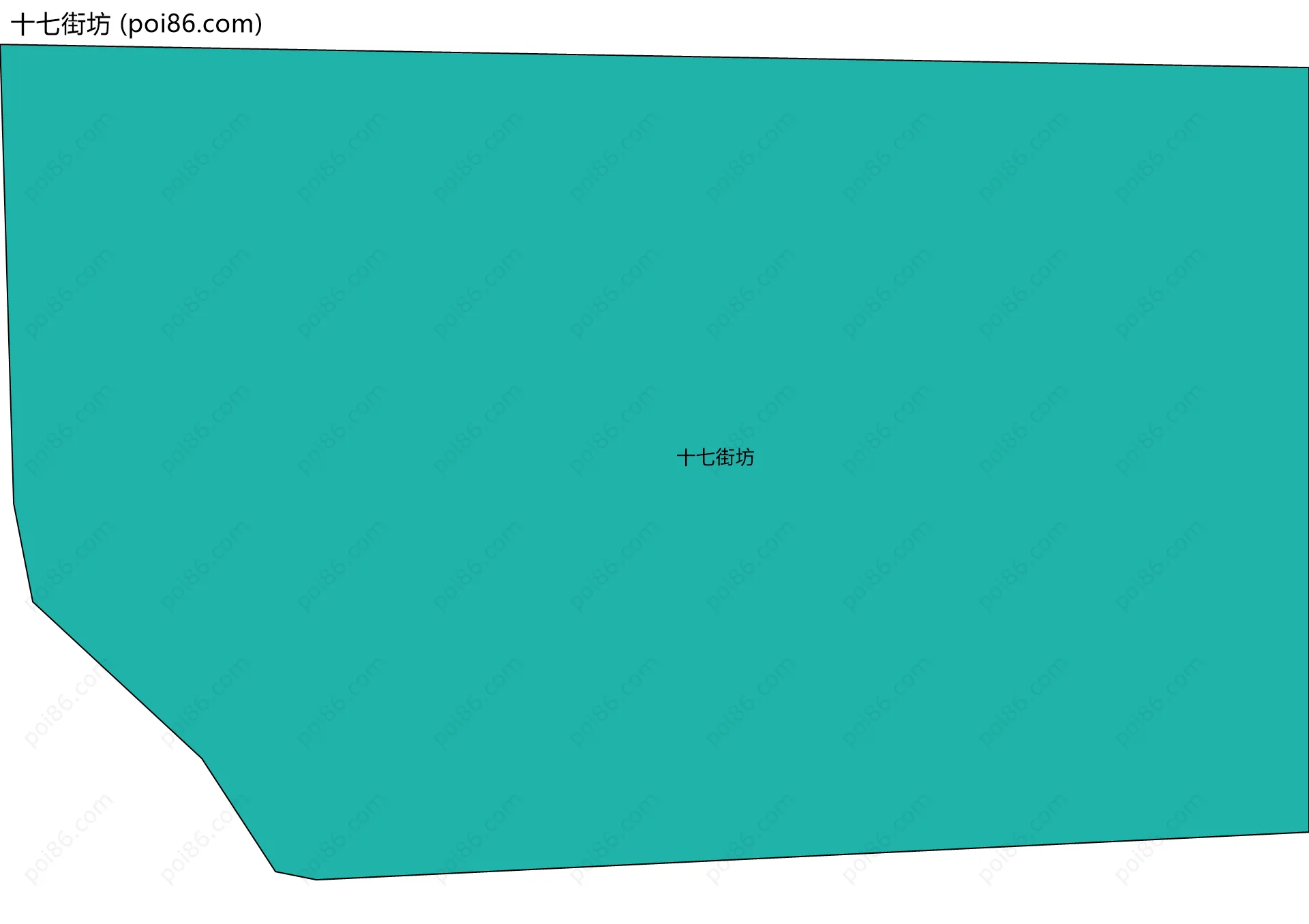 十七街坊边界地图