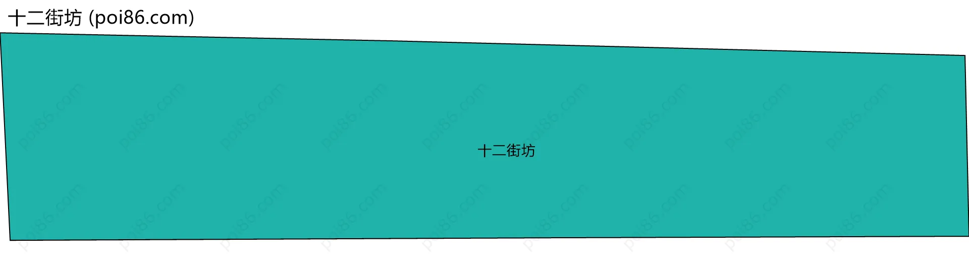 十二街坊边界地图