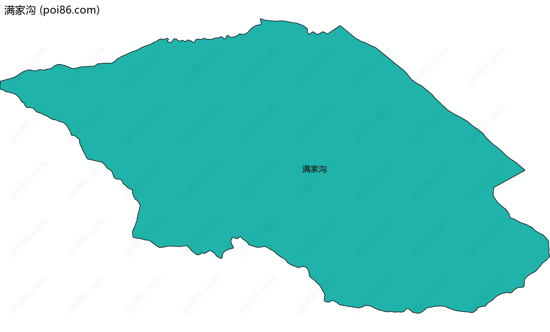 满家沟边界地图