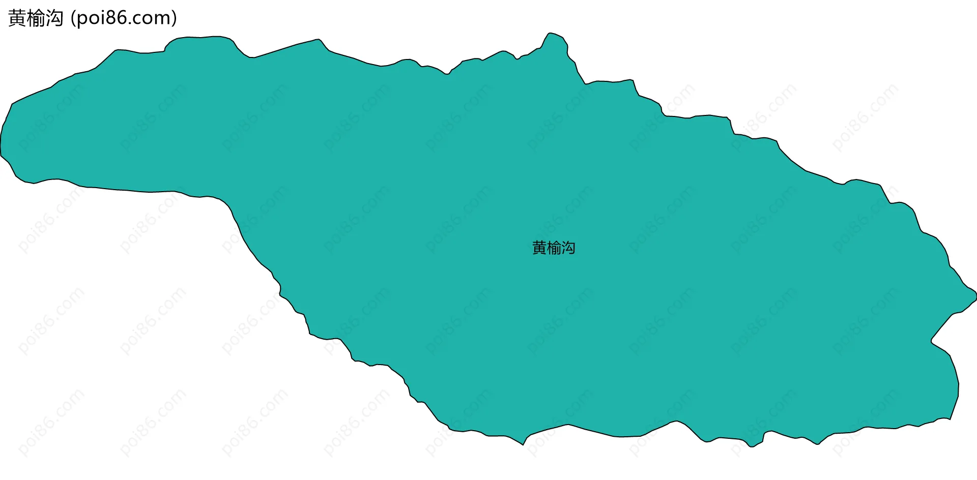 黄榆沟边界地图