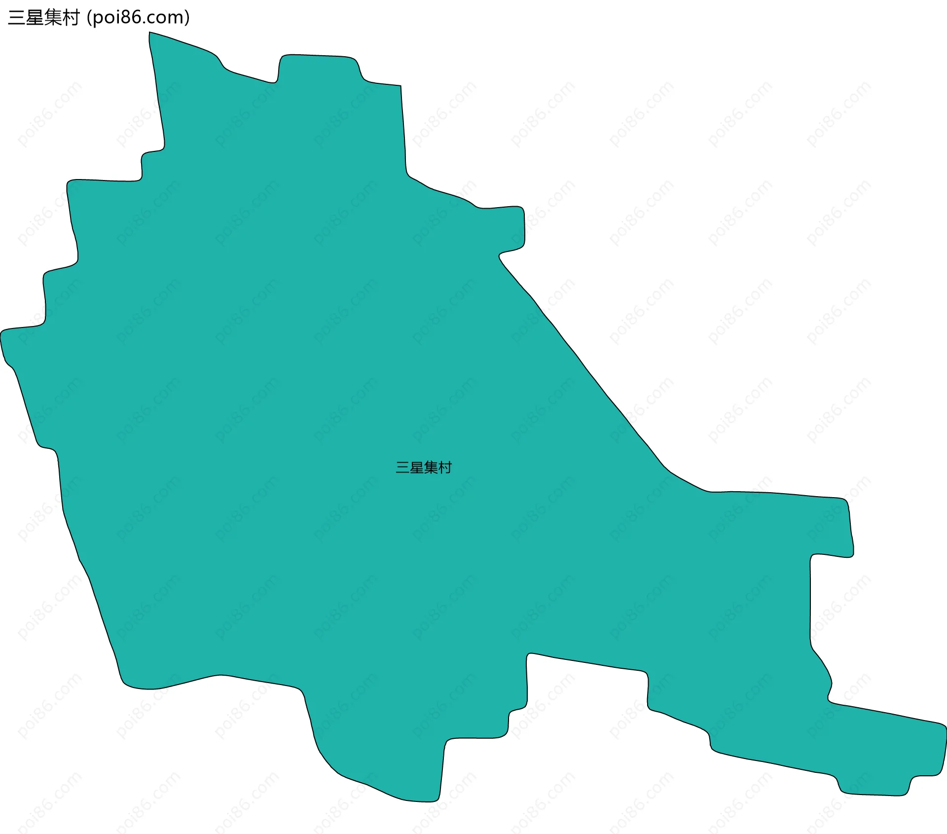 三星集村边界地图