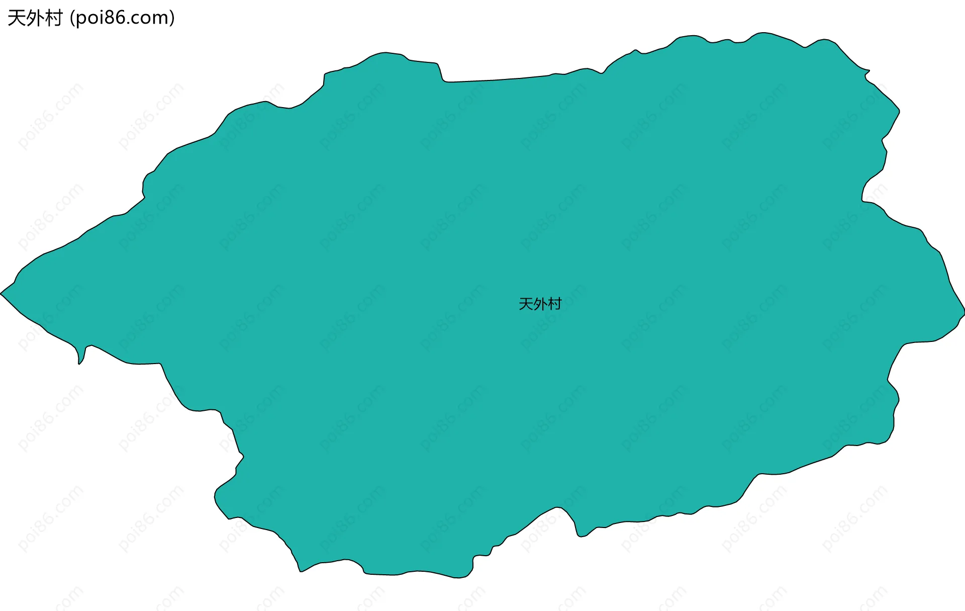 天外村边界地图