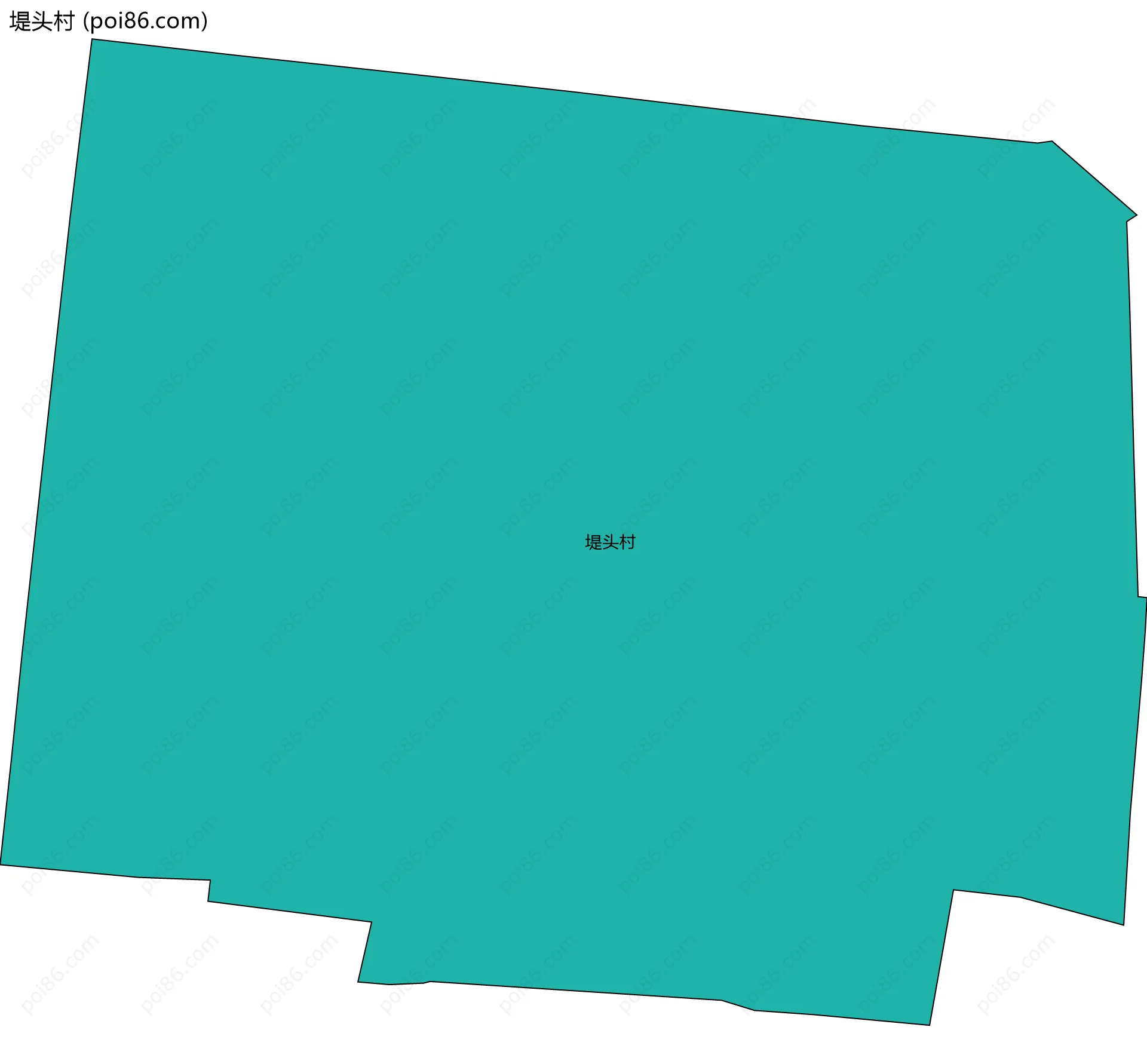 堤头村边界地图