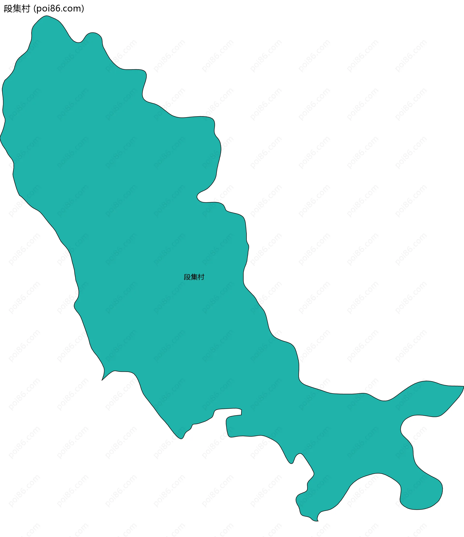 段集村边界地图