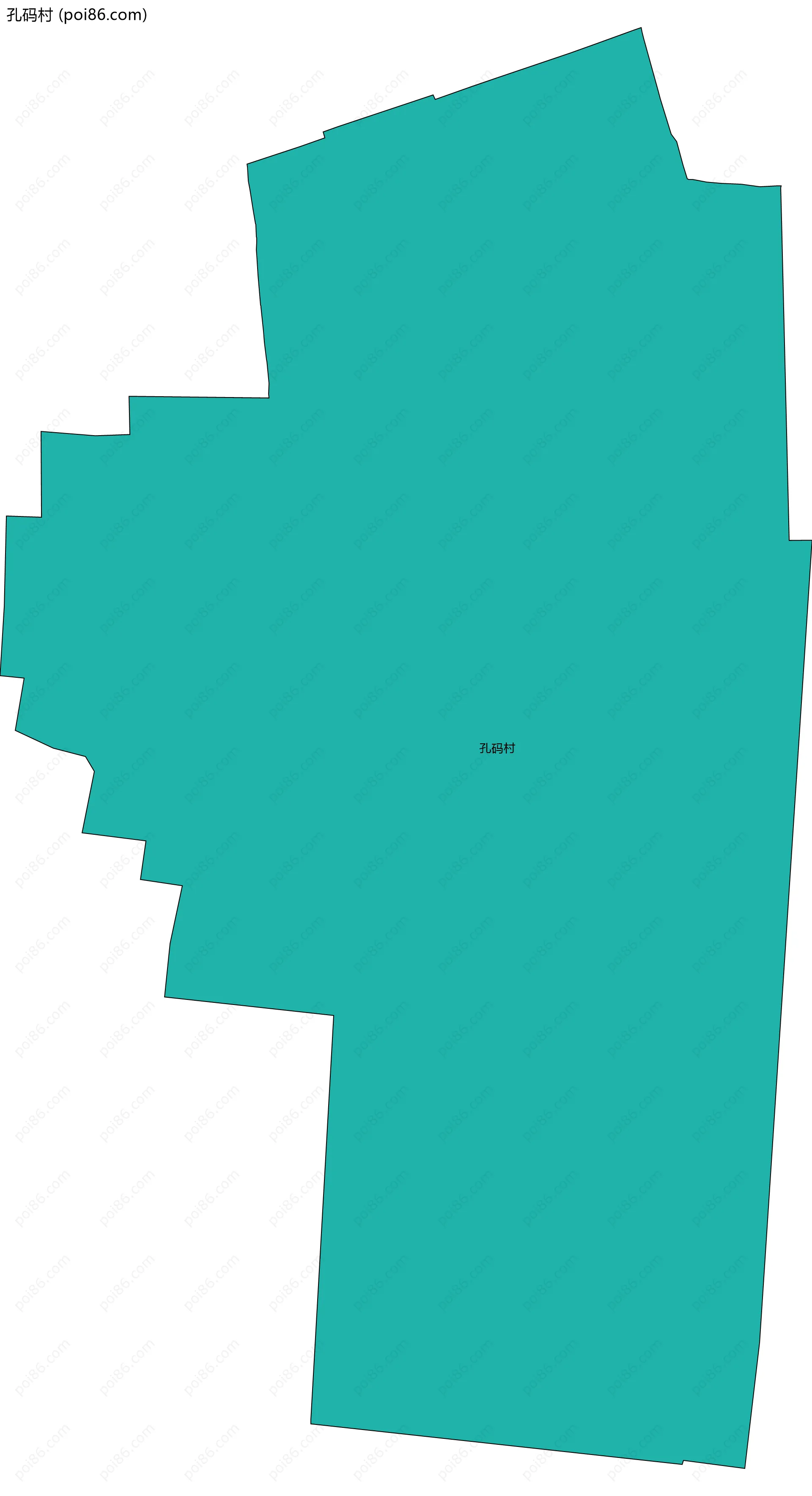 孔码村边界地图